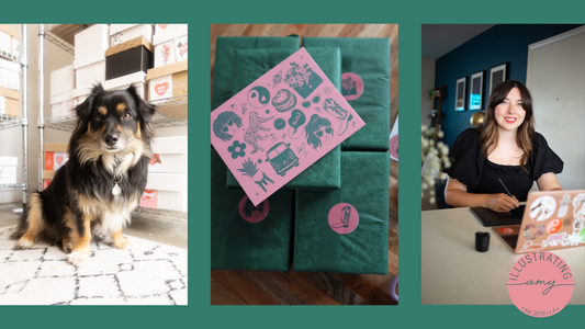 The Story of Illustrating Amy