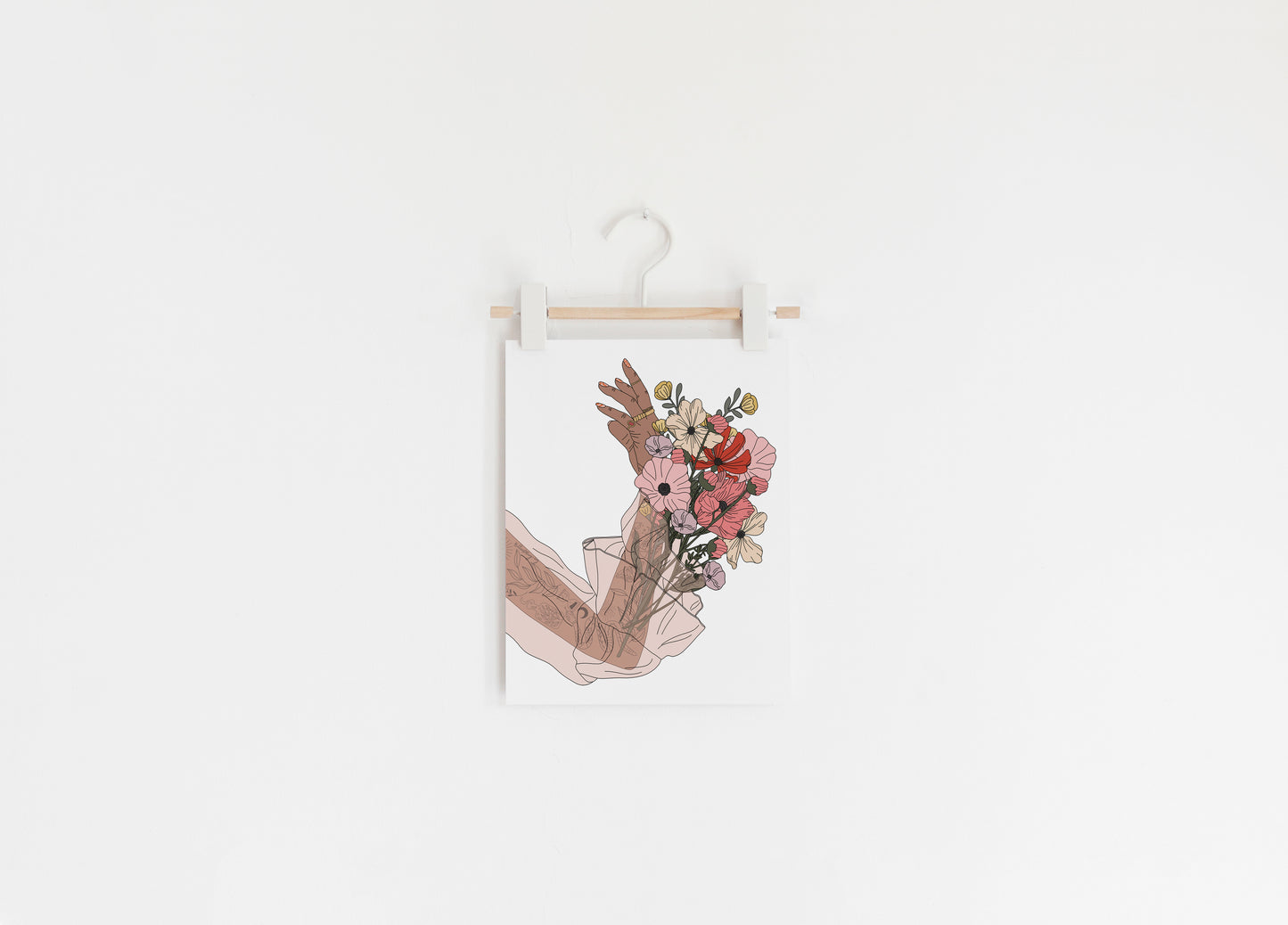 Tattoo Arm & Sheer Sleeve Art Print (8x10 inches)