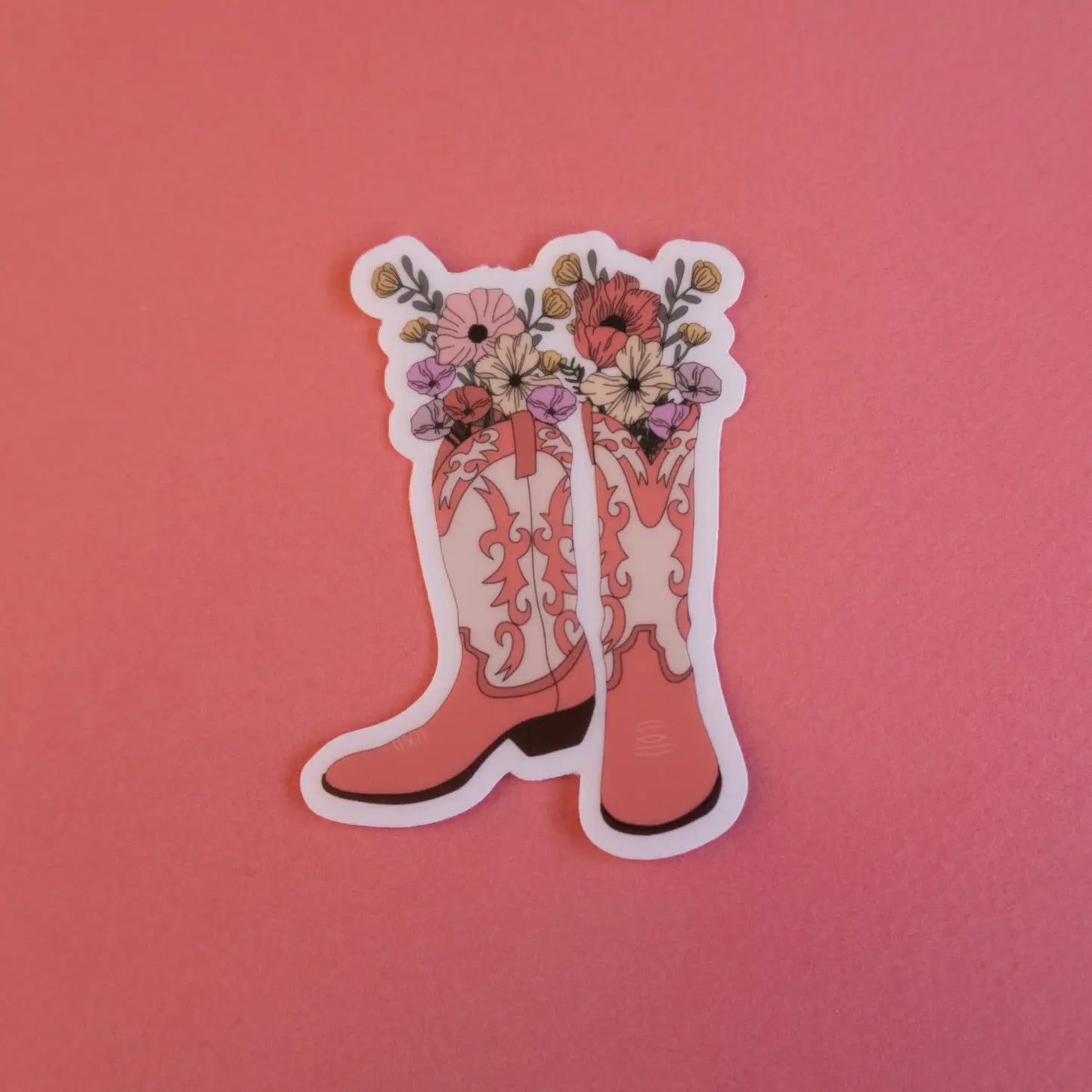 Cowboy Boot Sticker