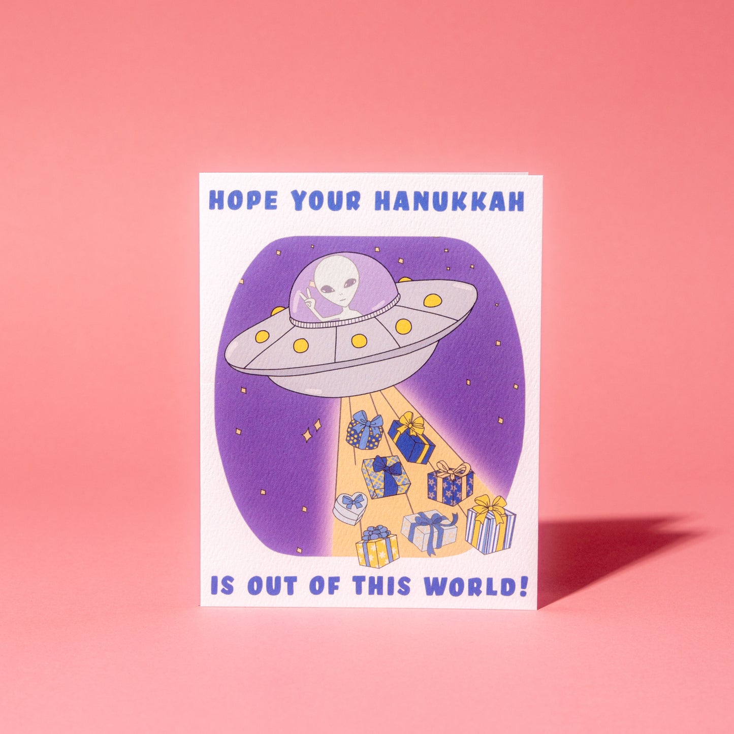 Alien Hanukkah Boxed Notes