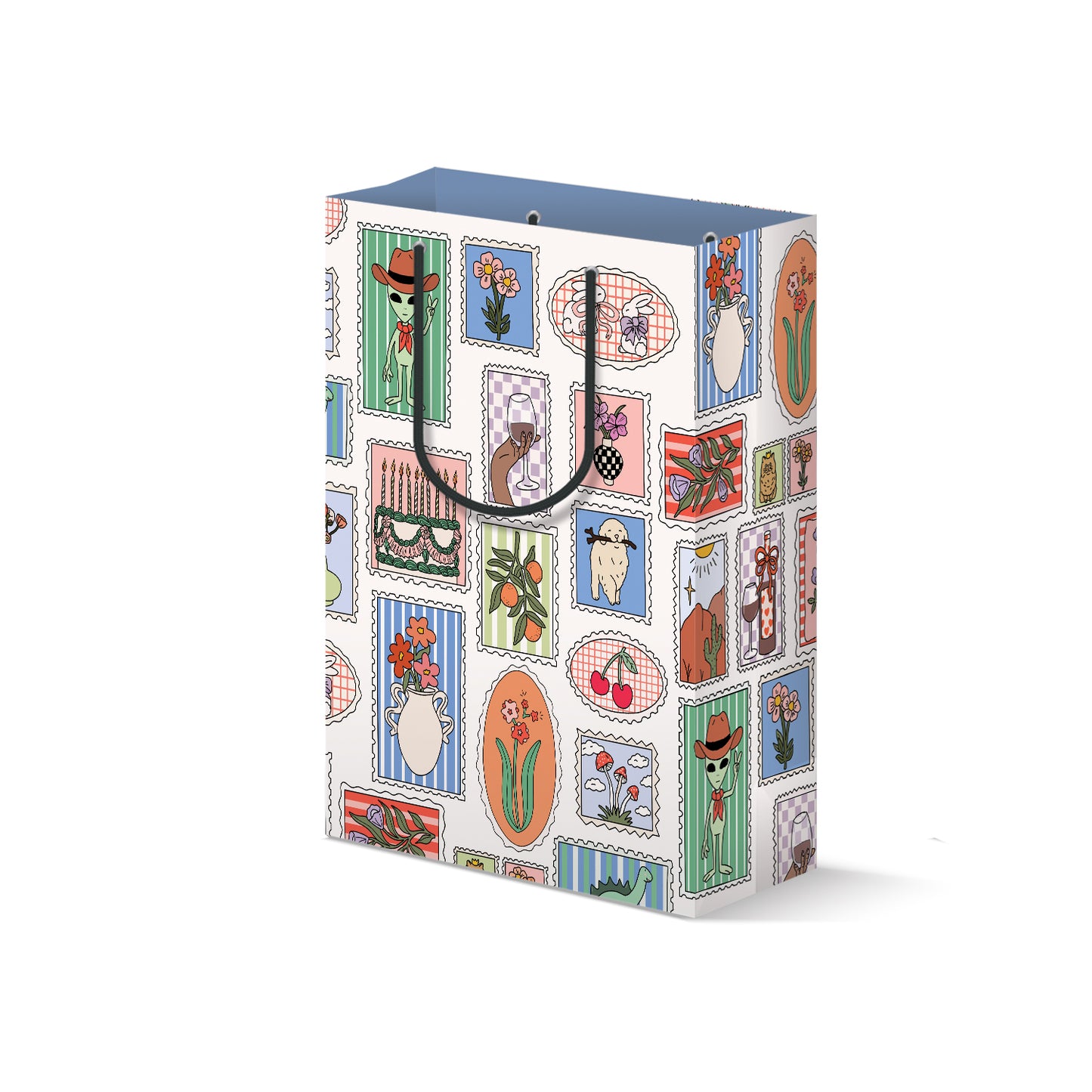 Stamp Print Gift Bag