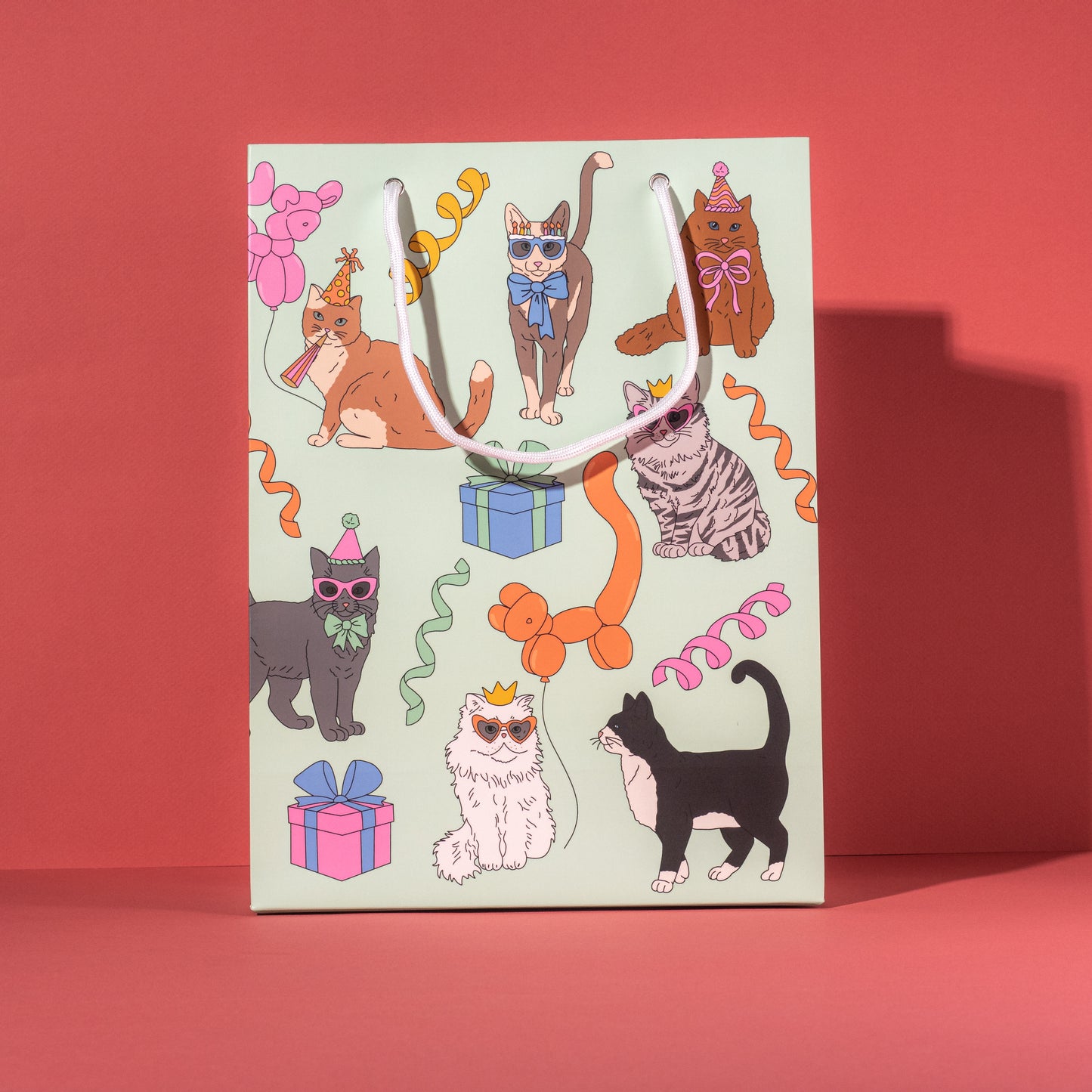 Birthday Cats Gift Bag