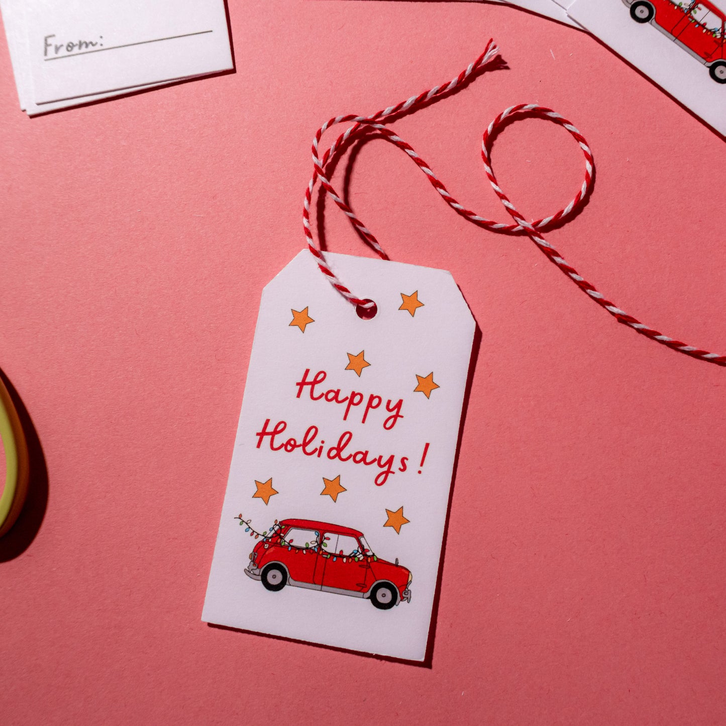Holiday Car Gift Tags - Pack of 10