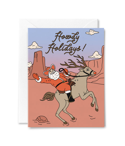 Howdy Holidays Card