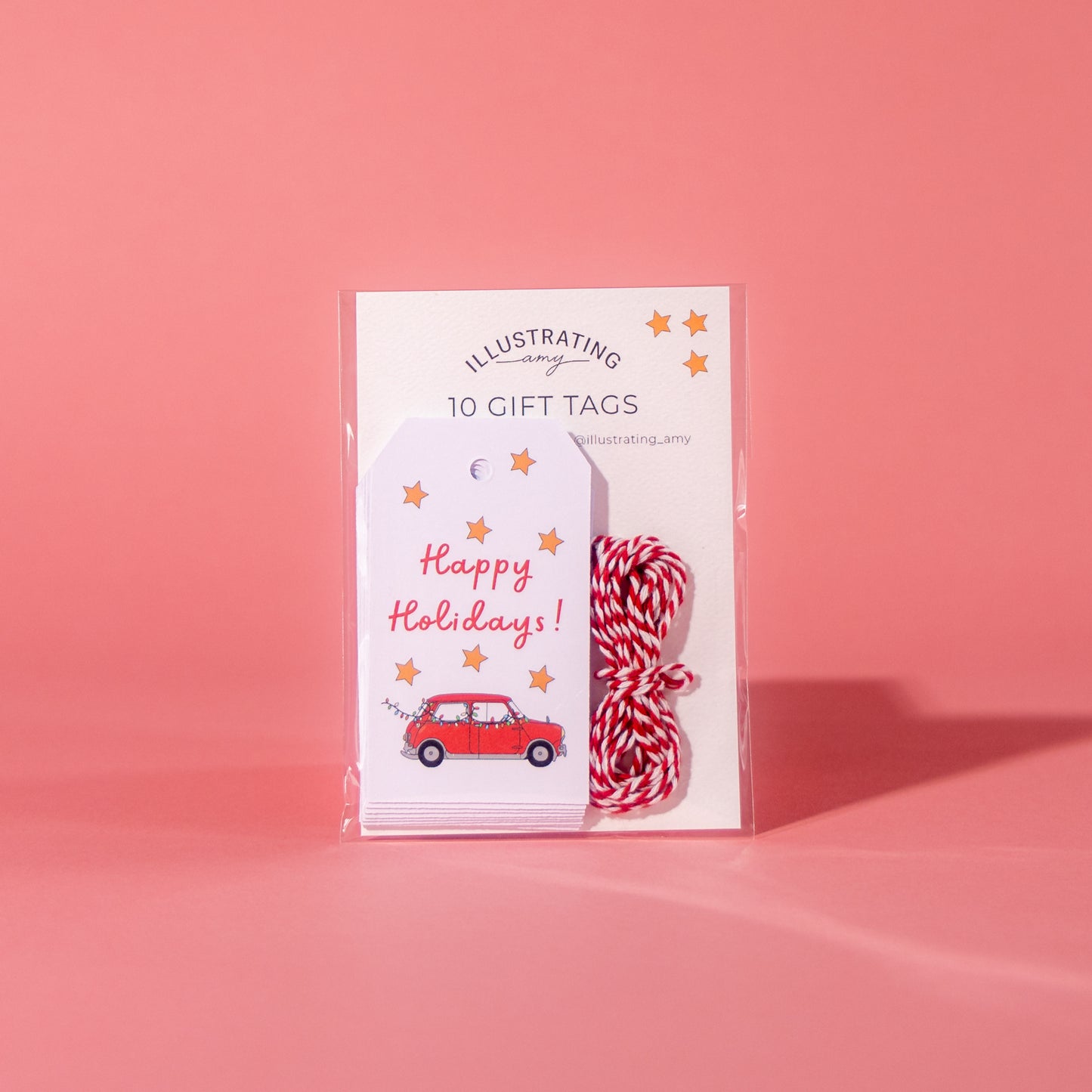 Holiday Car Gift Tags - Pack of 10