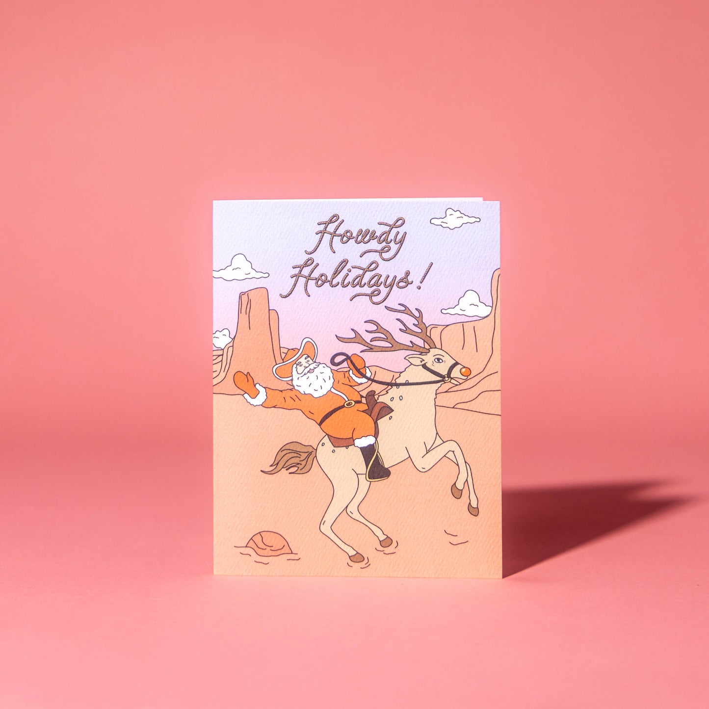 Howdy Holidays Card
