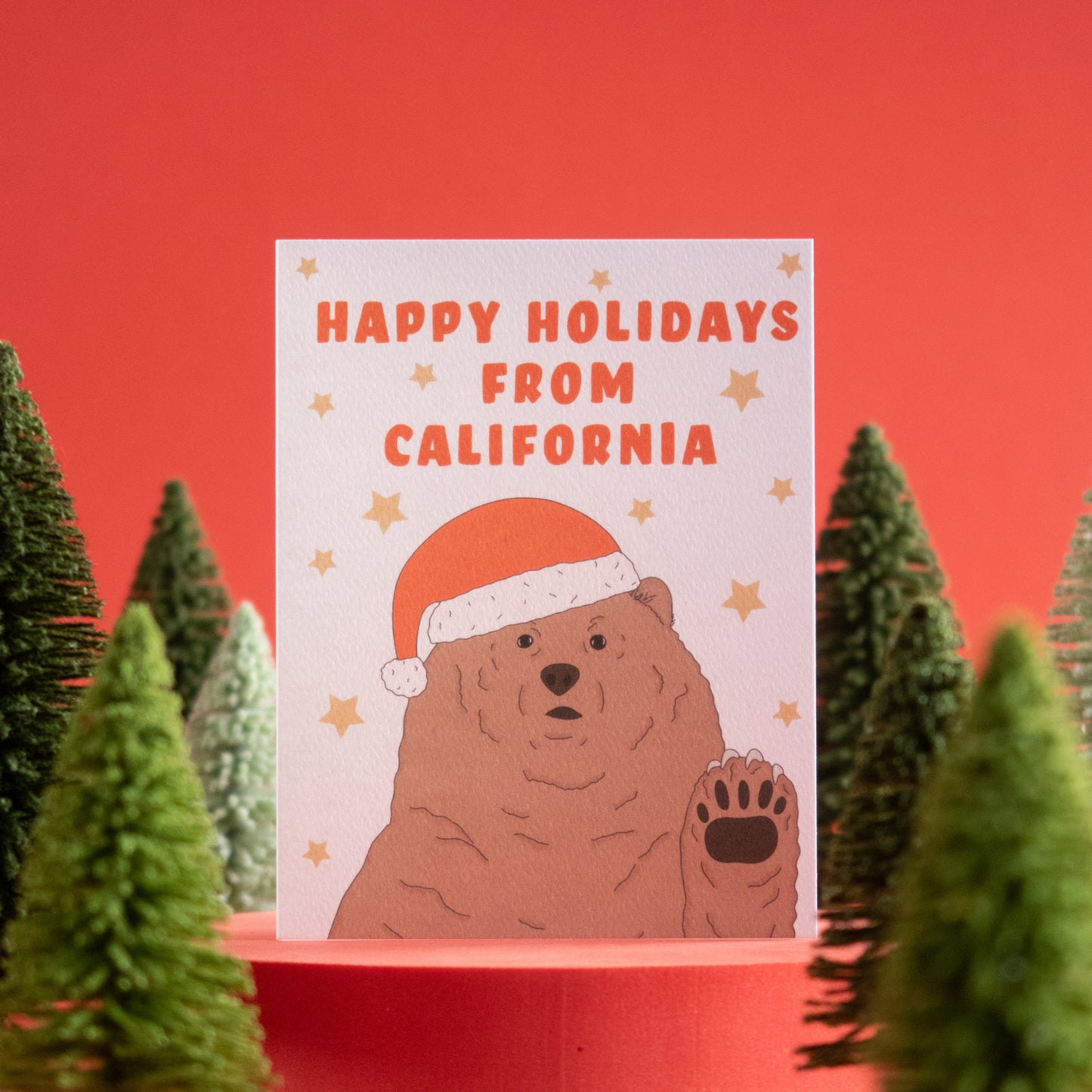 Santa Bear Card