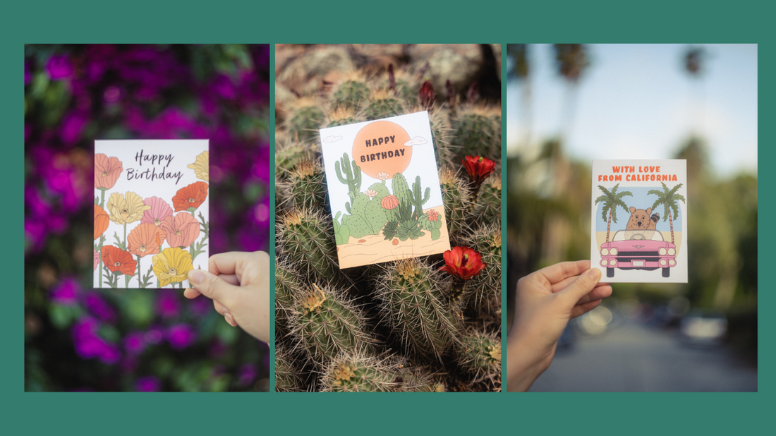 Greeting Cards, Stickers, and More from Illustrating Amy