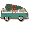 Holiday Bus Sticker Tags - Pack of 10
