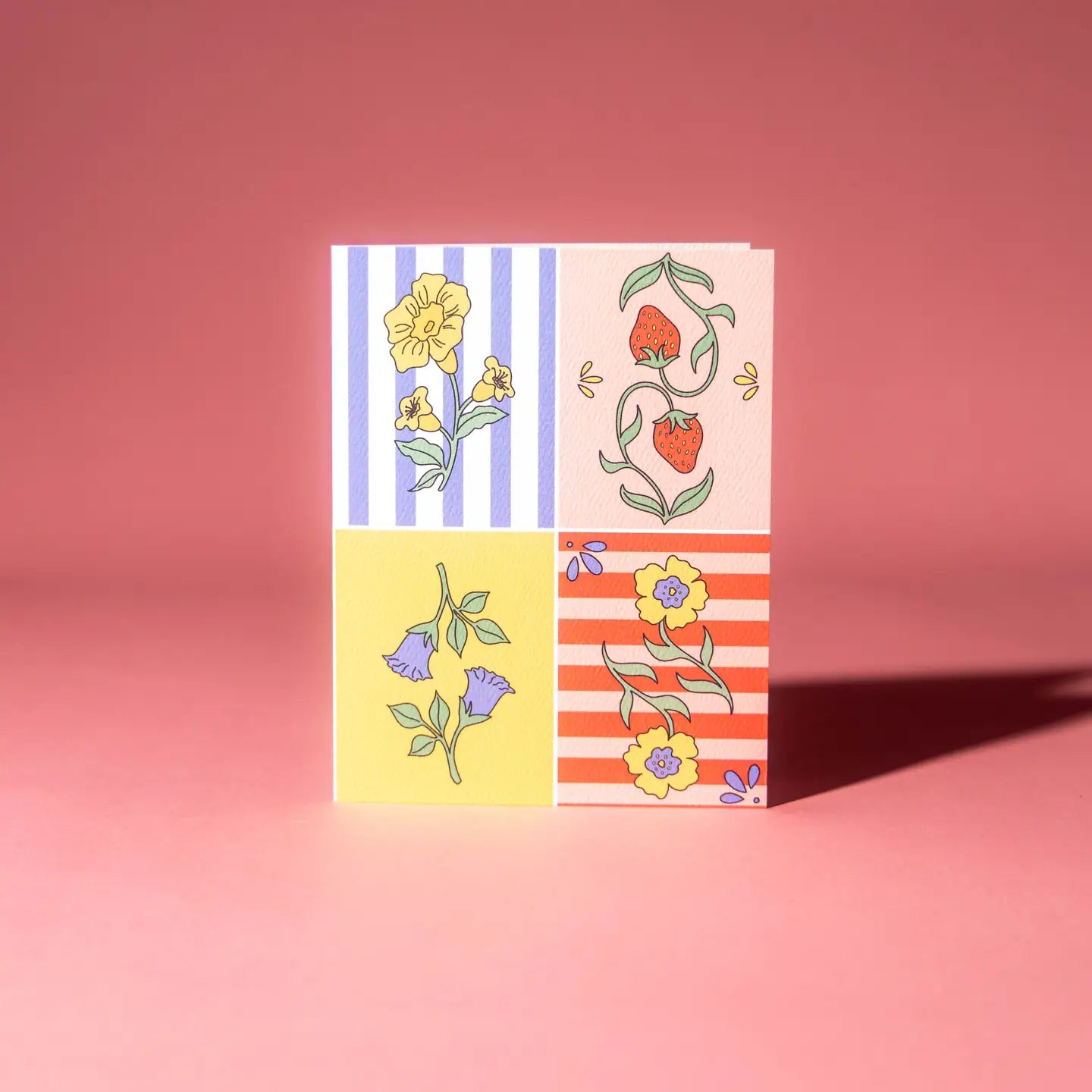 Patchwork Floral Card
