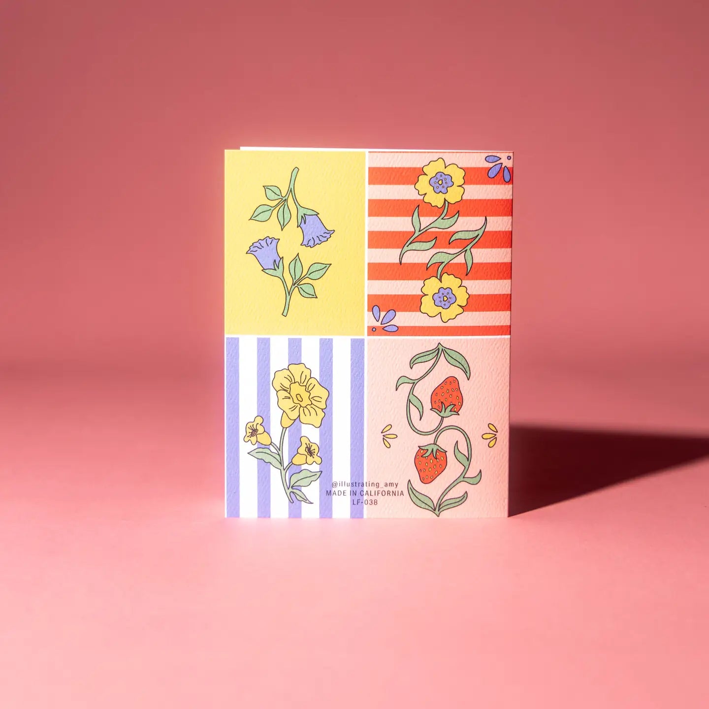 Patchwork Floral Card