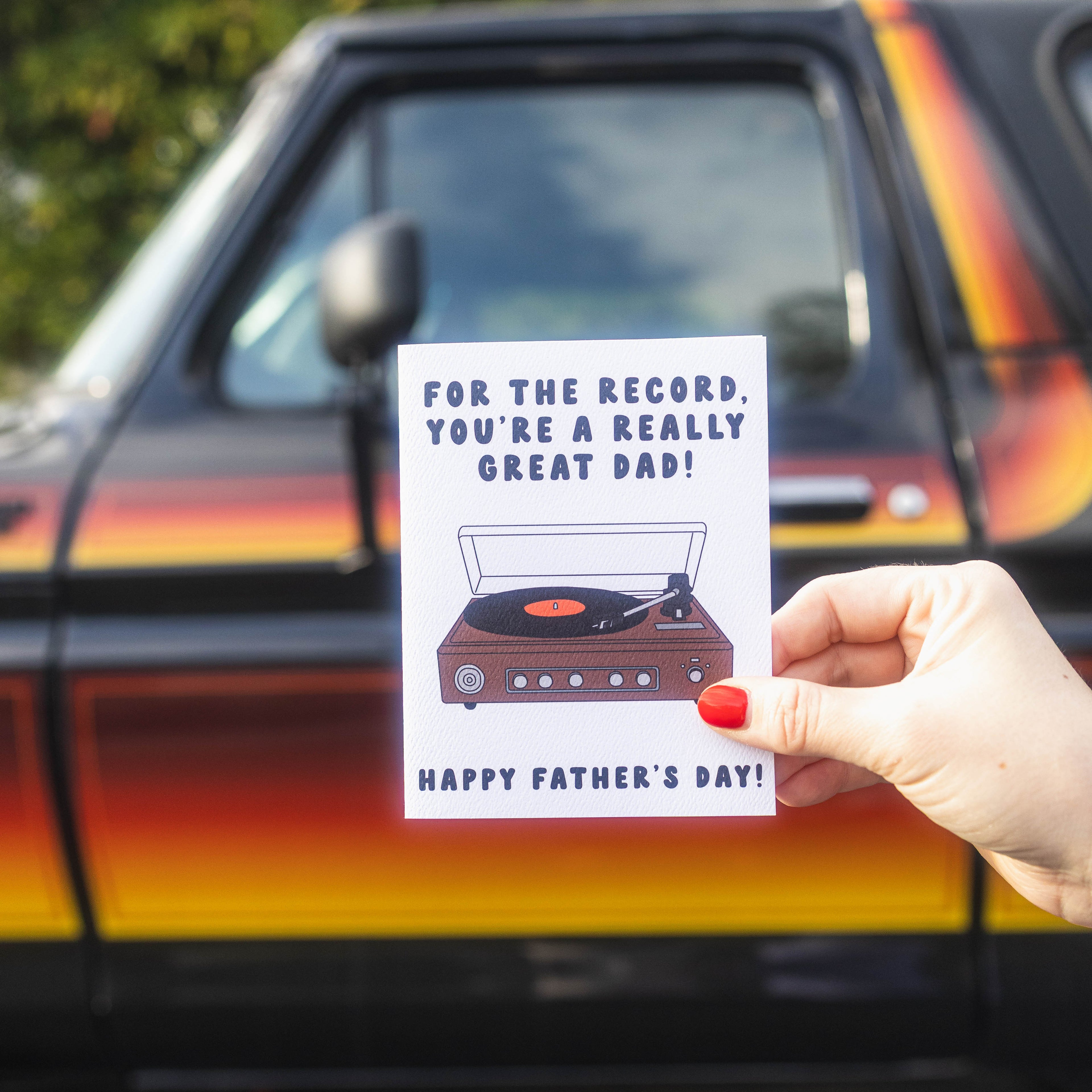 For The Record Father's Day Card