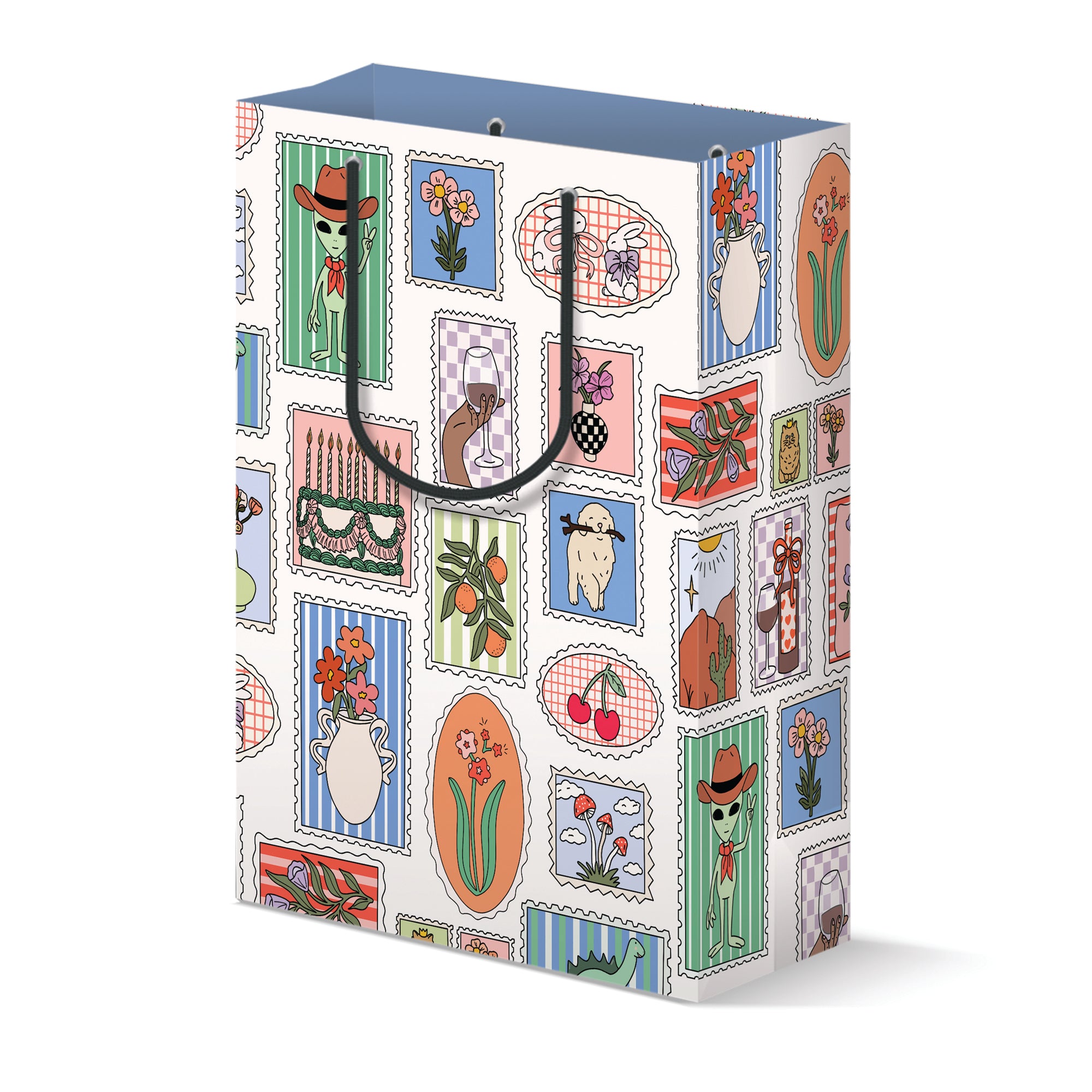 Stamp Print Gift Bag