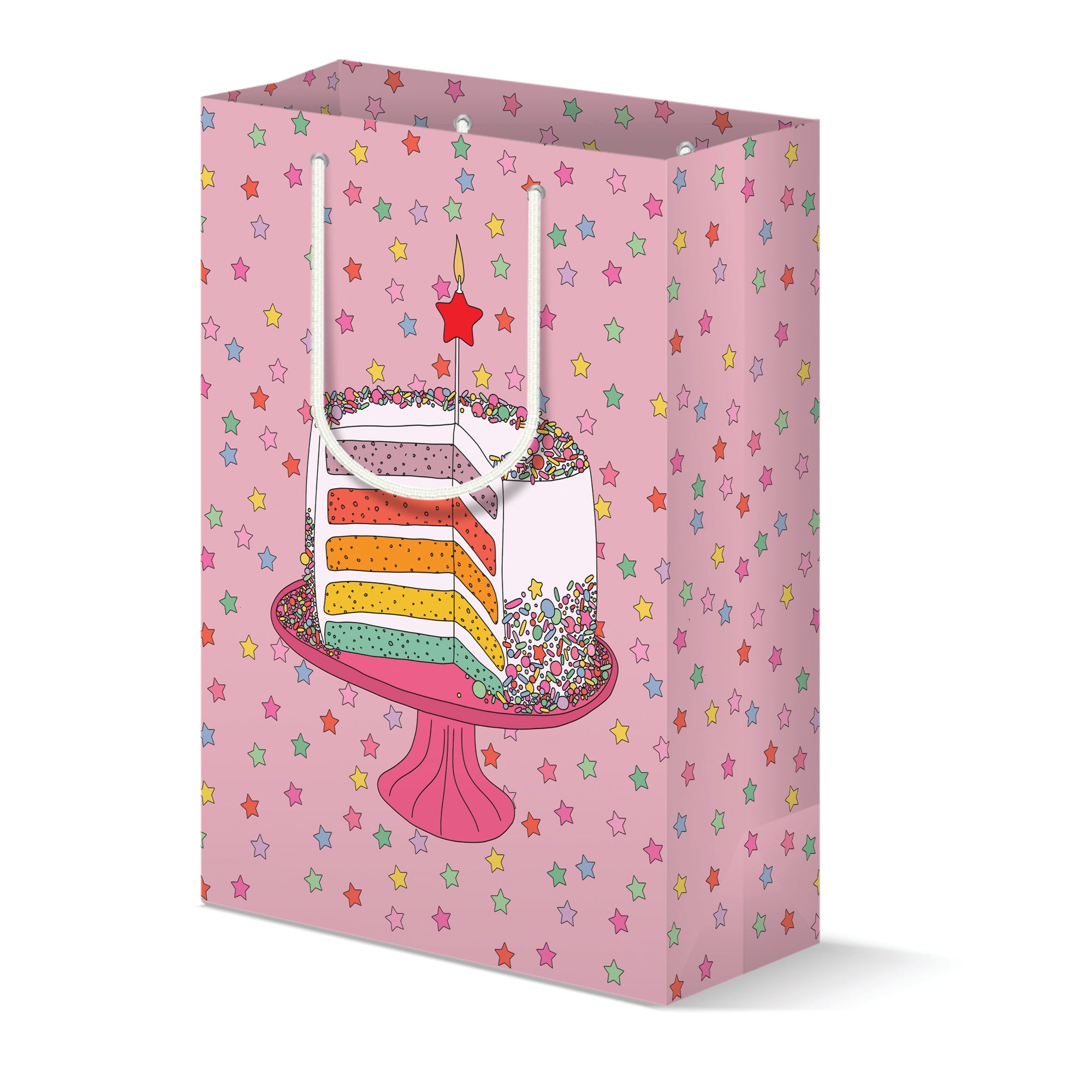 Rainbow Cake Gift Bag