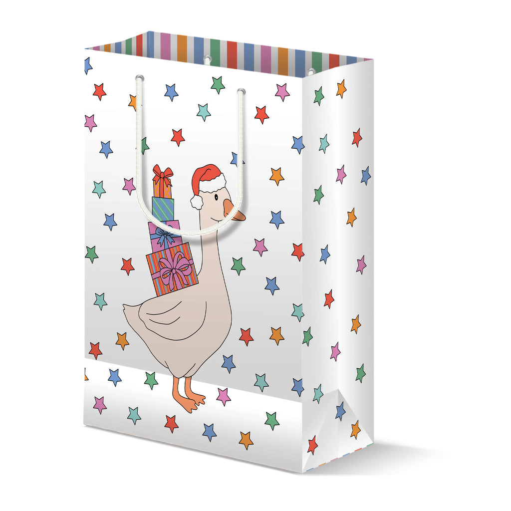 Christmas Goose Gift Bag