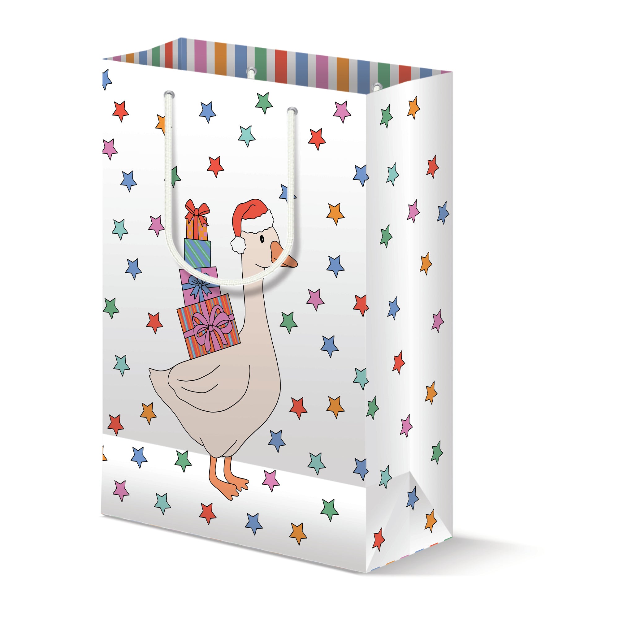 Christmas Goose Gift Bag