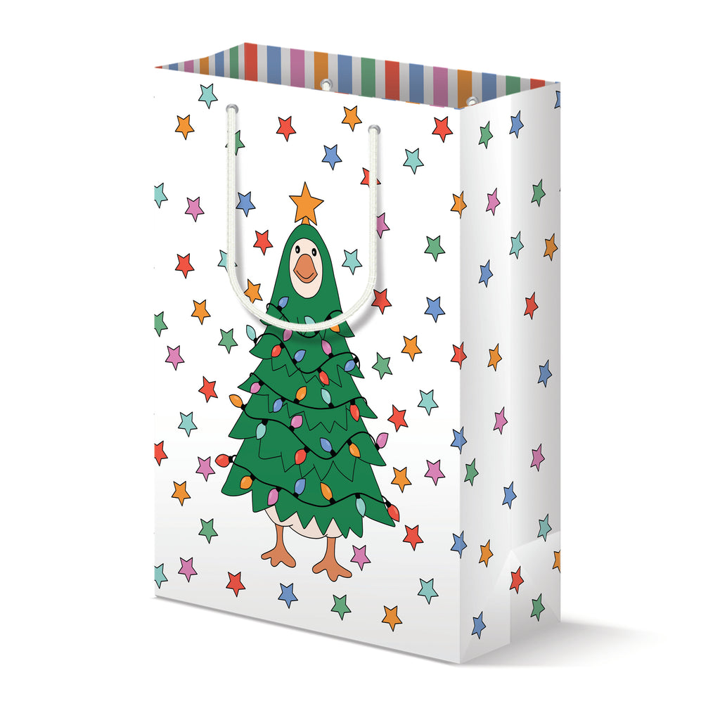 Christmas Goose Gift Bag