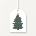 Bow Christmas Tree Gift Tags – Arch Shape, Pack of 10