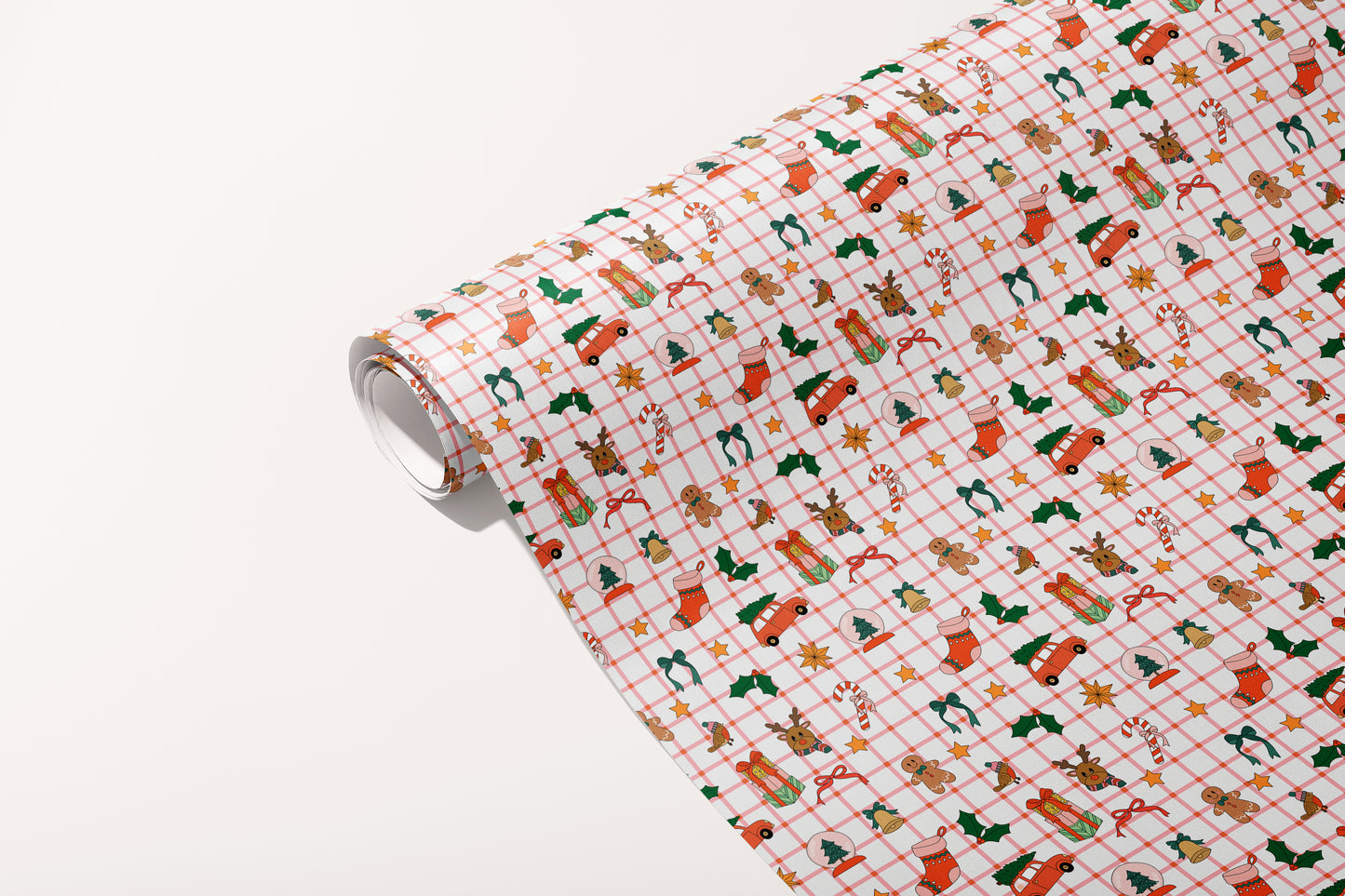 Christmas Icons Gift Wrap Rolls