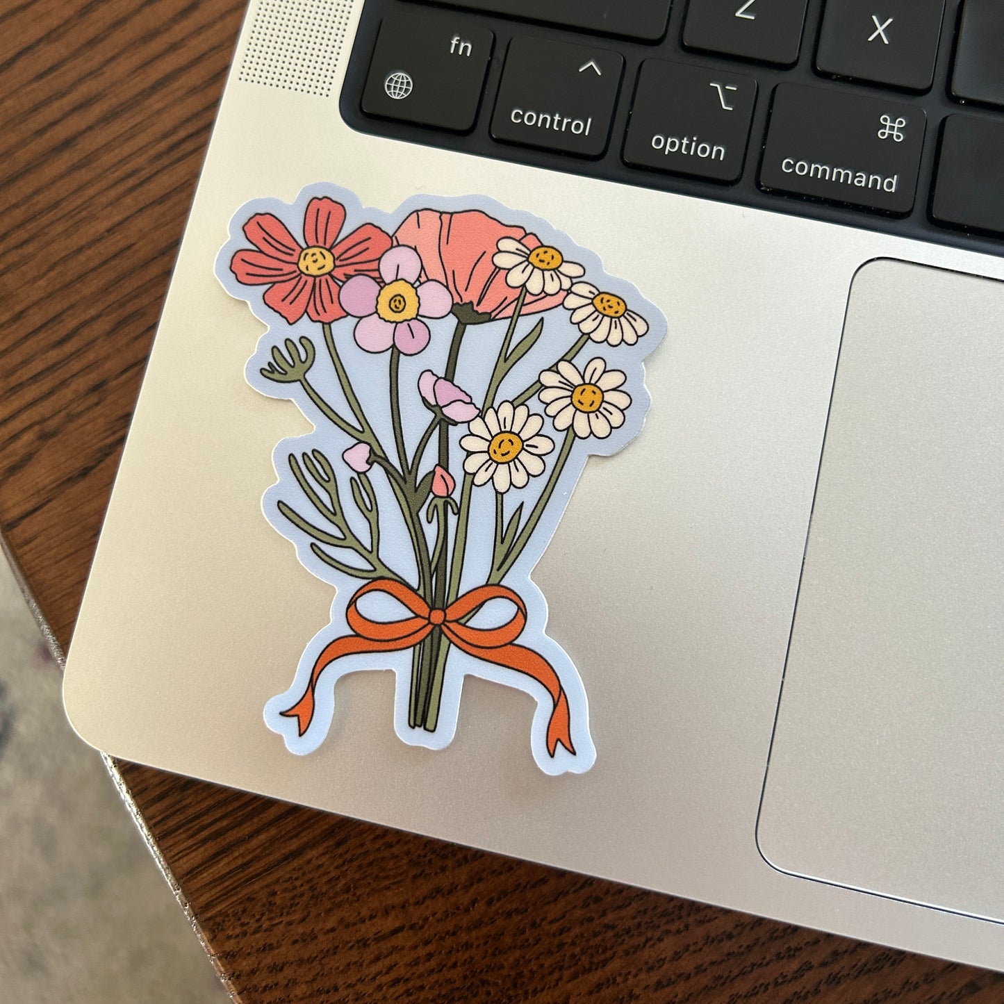 Floral Bouquet Die-Cut Sticker