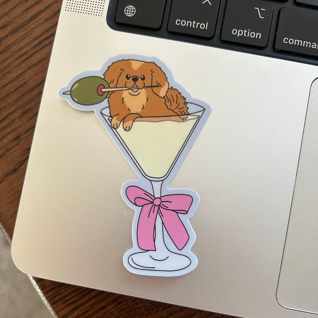 Pup-Tini Die-Cut Sticker