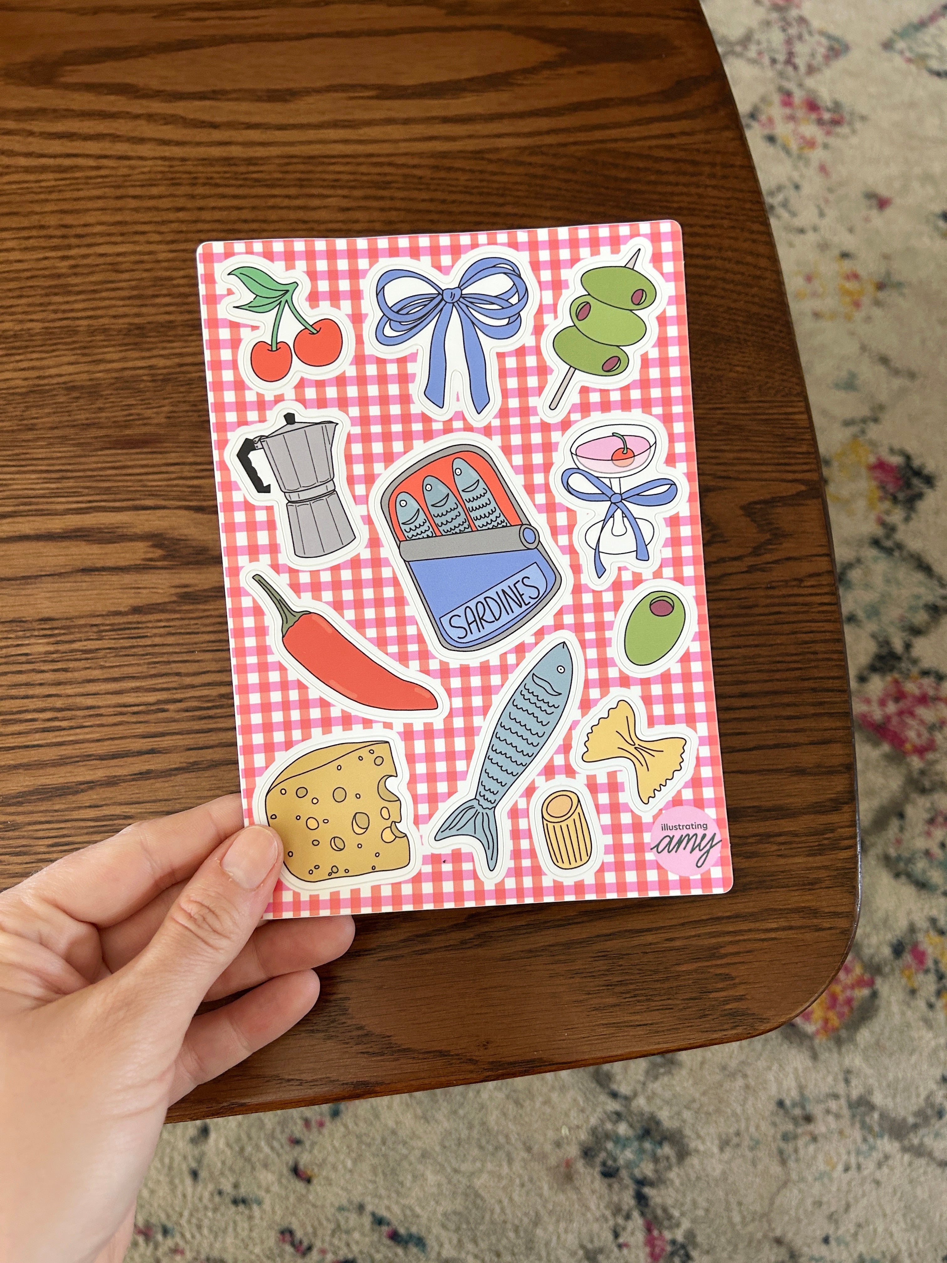 Girl Dinner Sticker Sheets