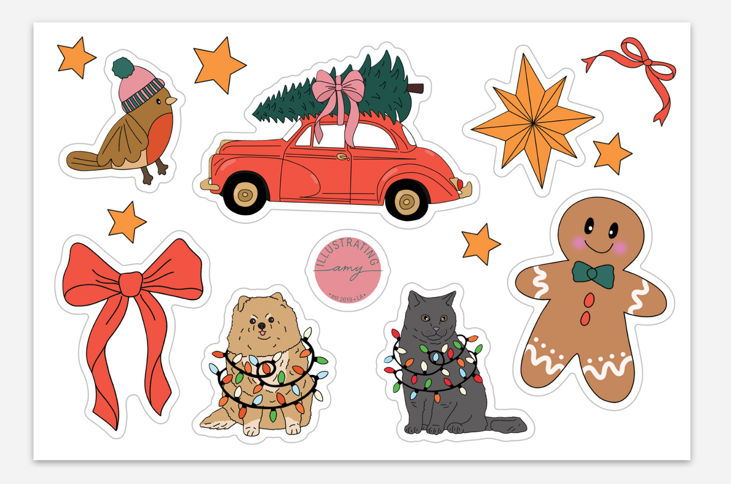 Holiday Stickers Sheet!