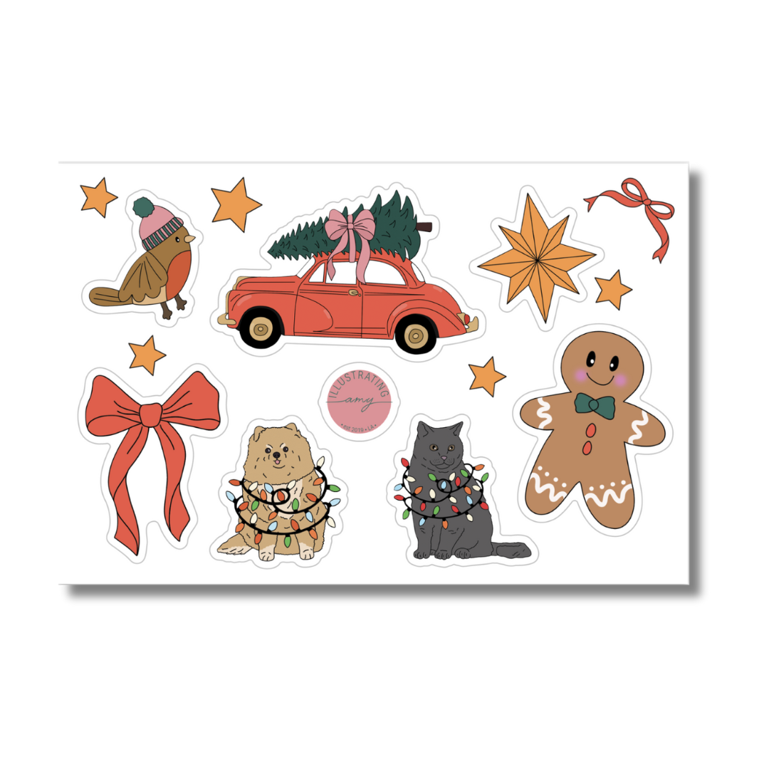 Holiday Stickers Sheet!
