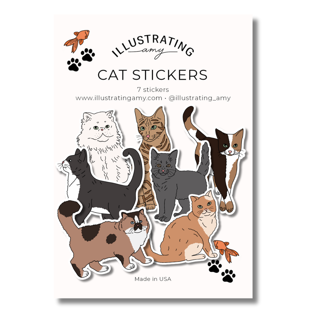 Cat Sticker Collection