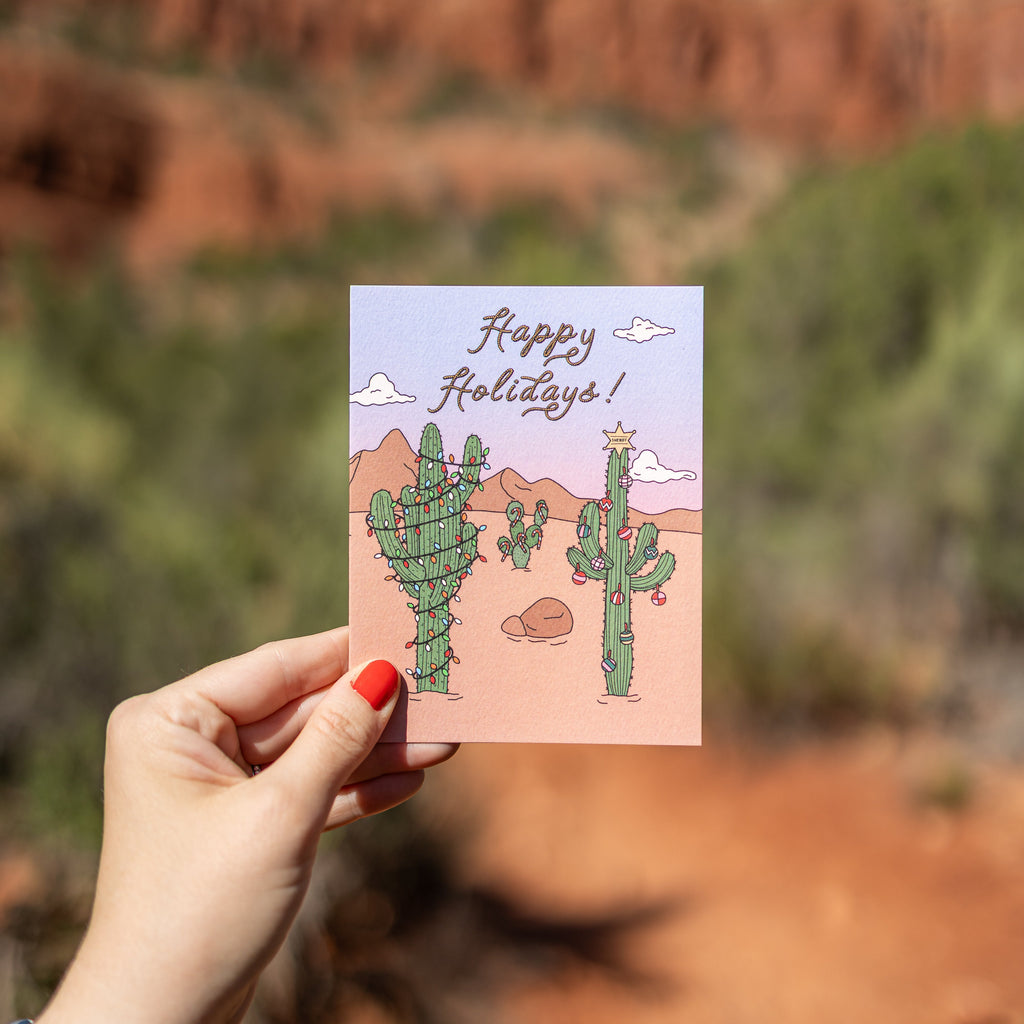 Desert Holidays Greeting Card