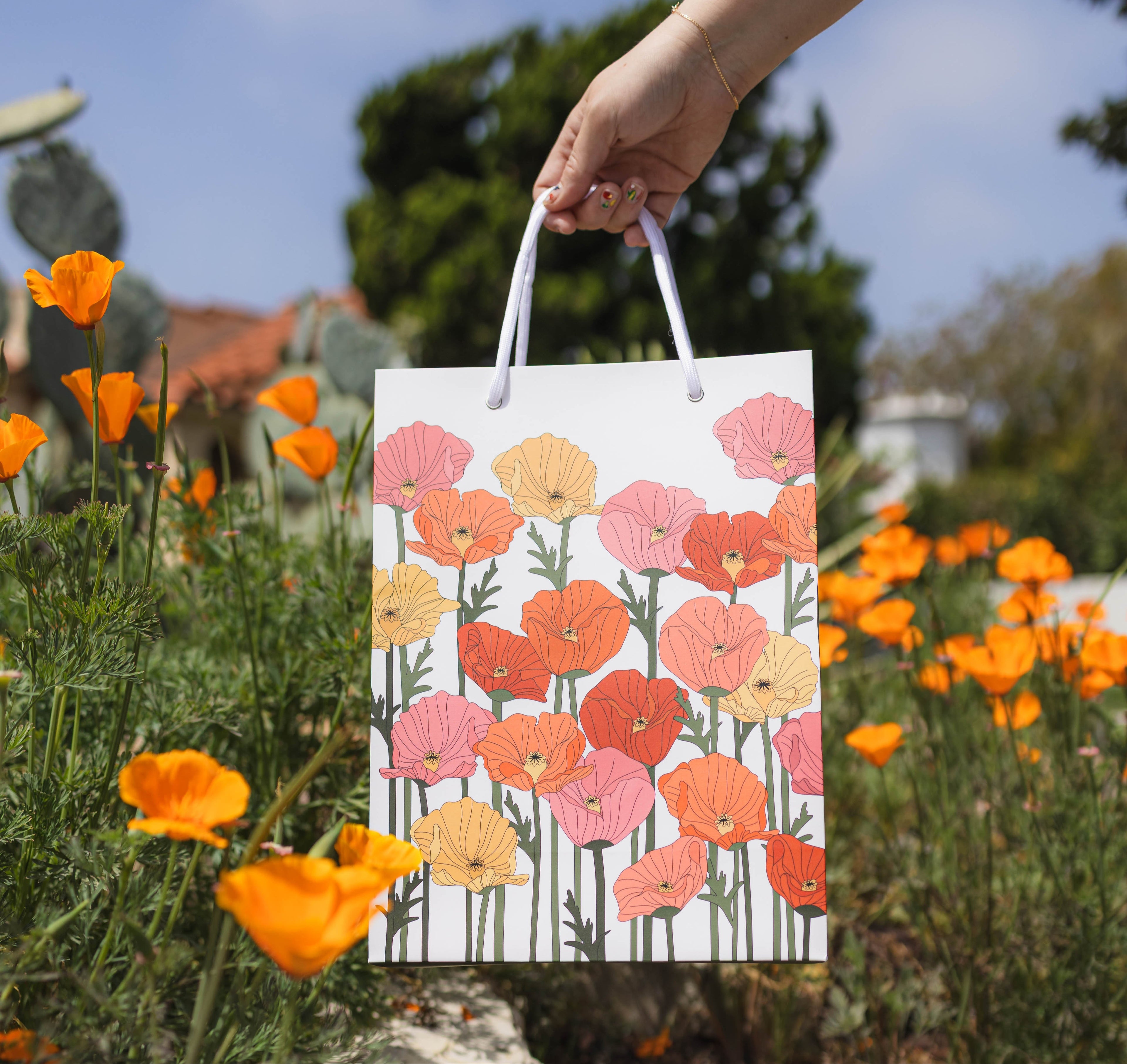 Poppy Fields Gift Bag