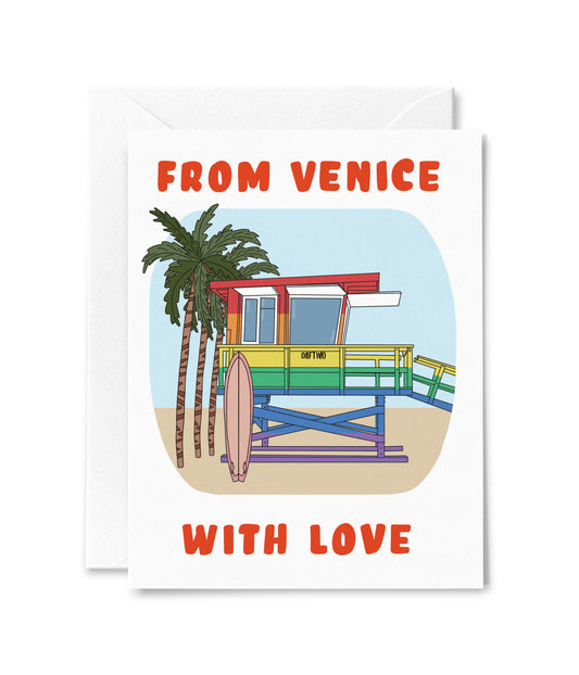 Rainbow Lifeguard From Venice With Love