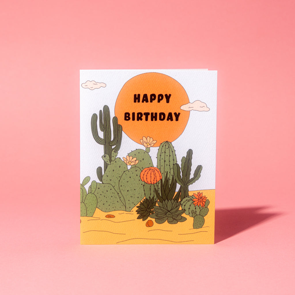 Birthday Cactus Greeting Card