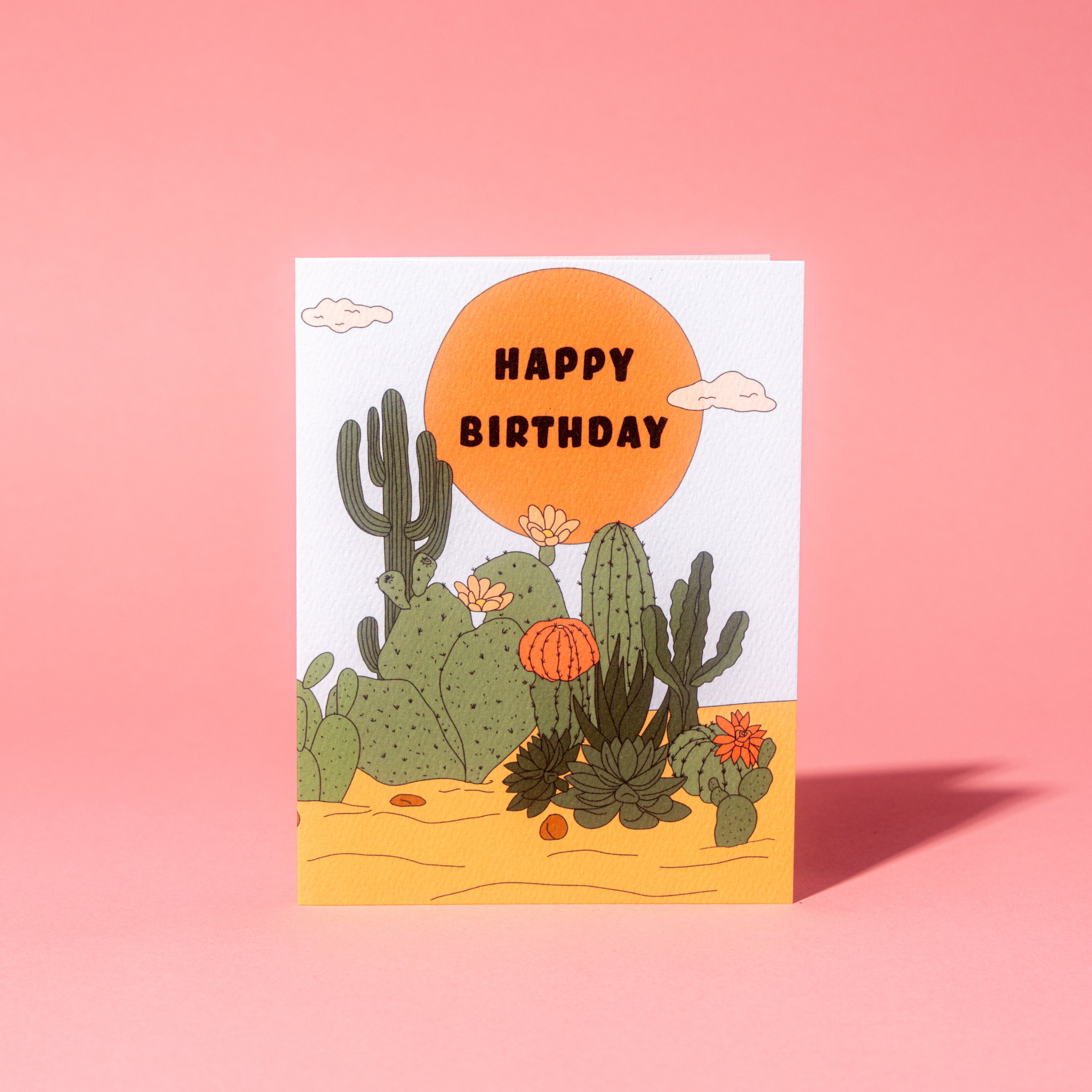 Birthday Cactus Greeting Card