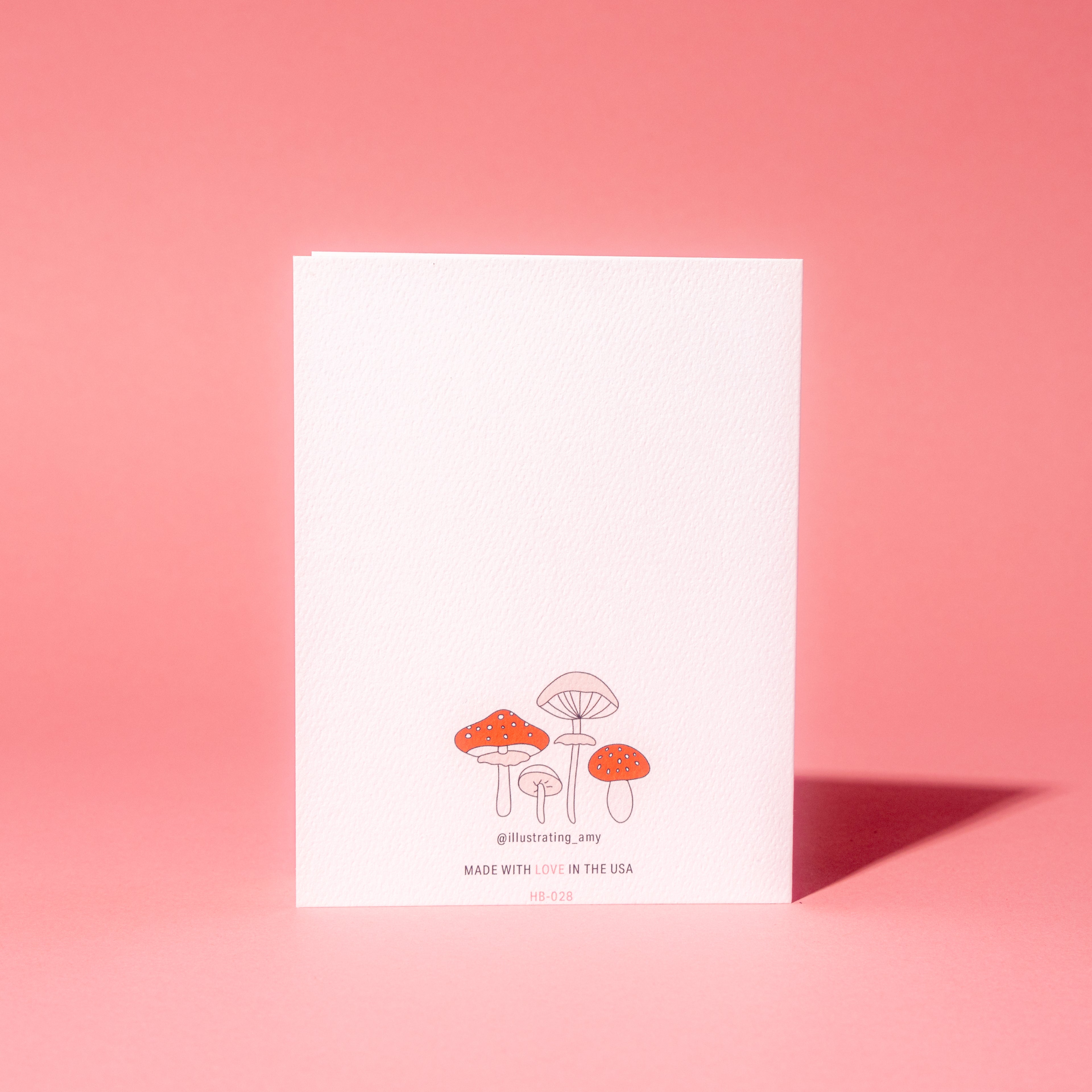 Mushroom Birthday Greeting Card