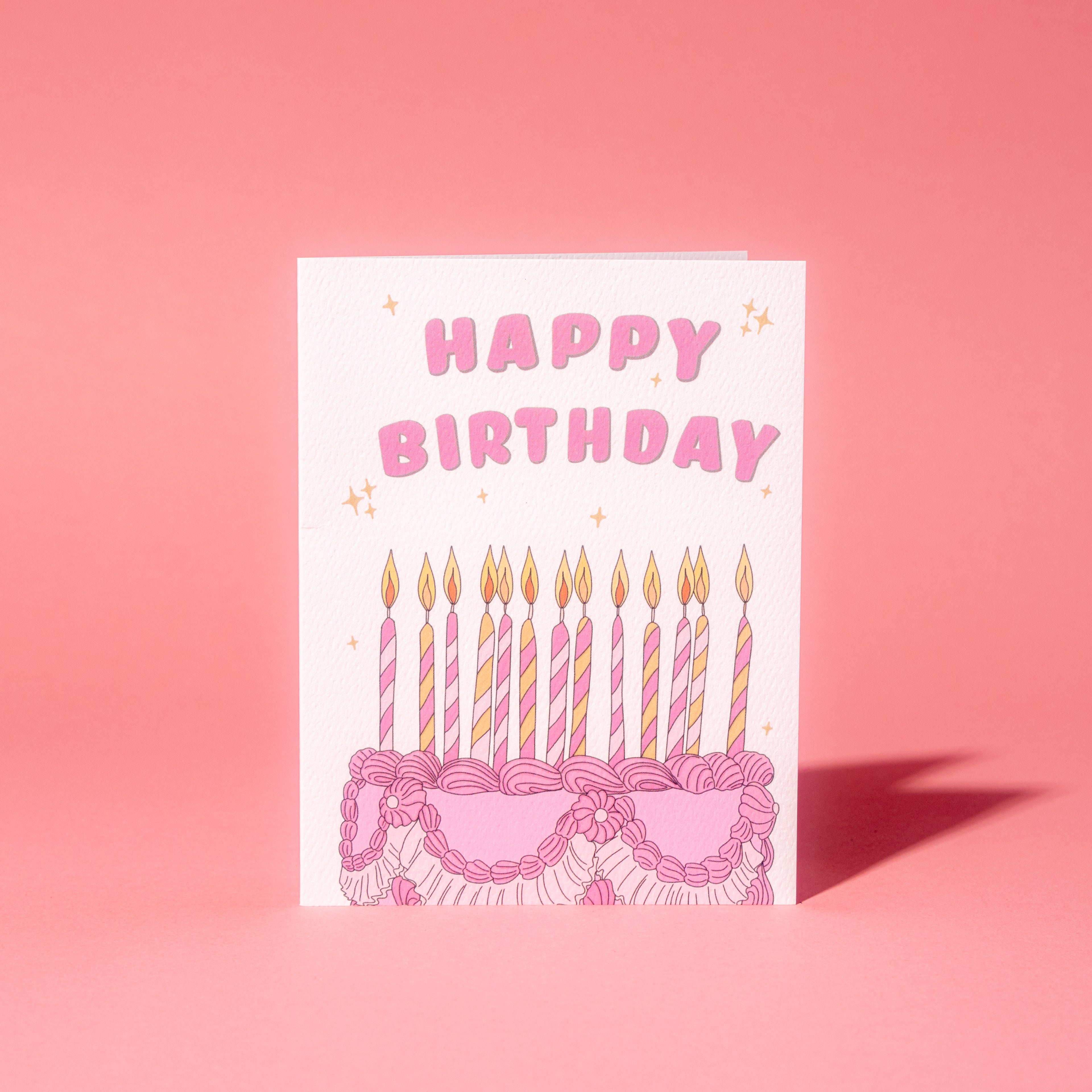 Candles Cake Greeting Card