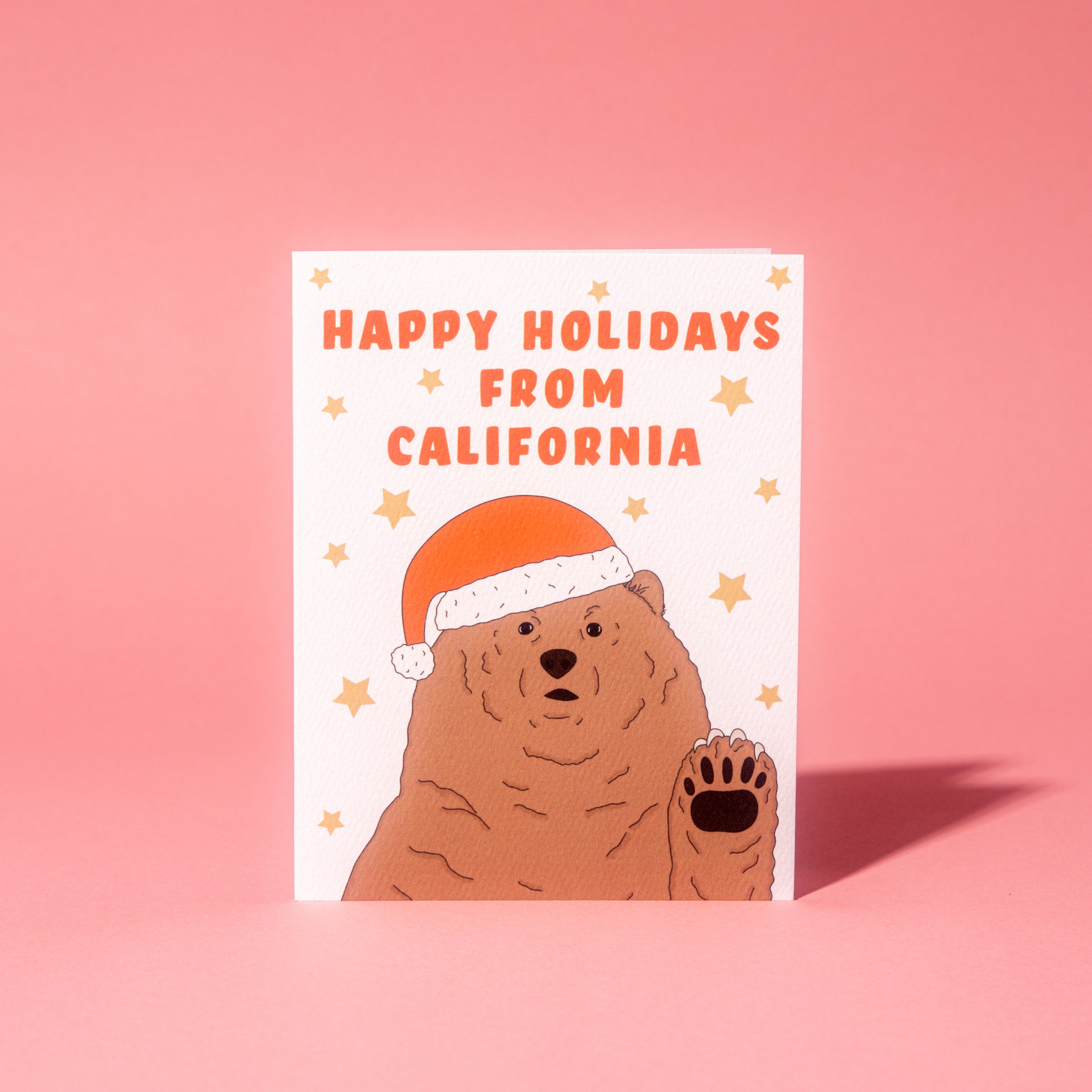 Santa Bear Card