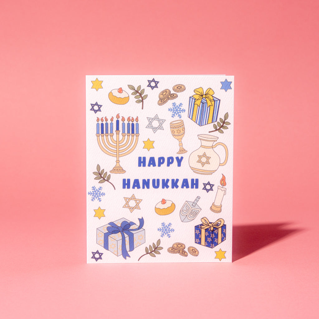 Happy Hanukkah Greeting Card