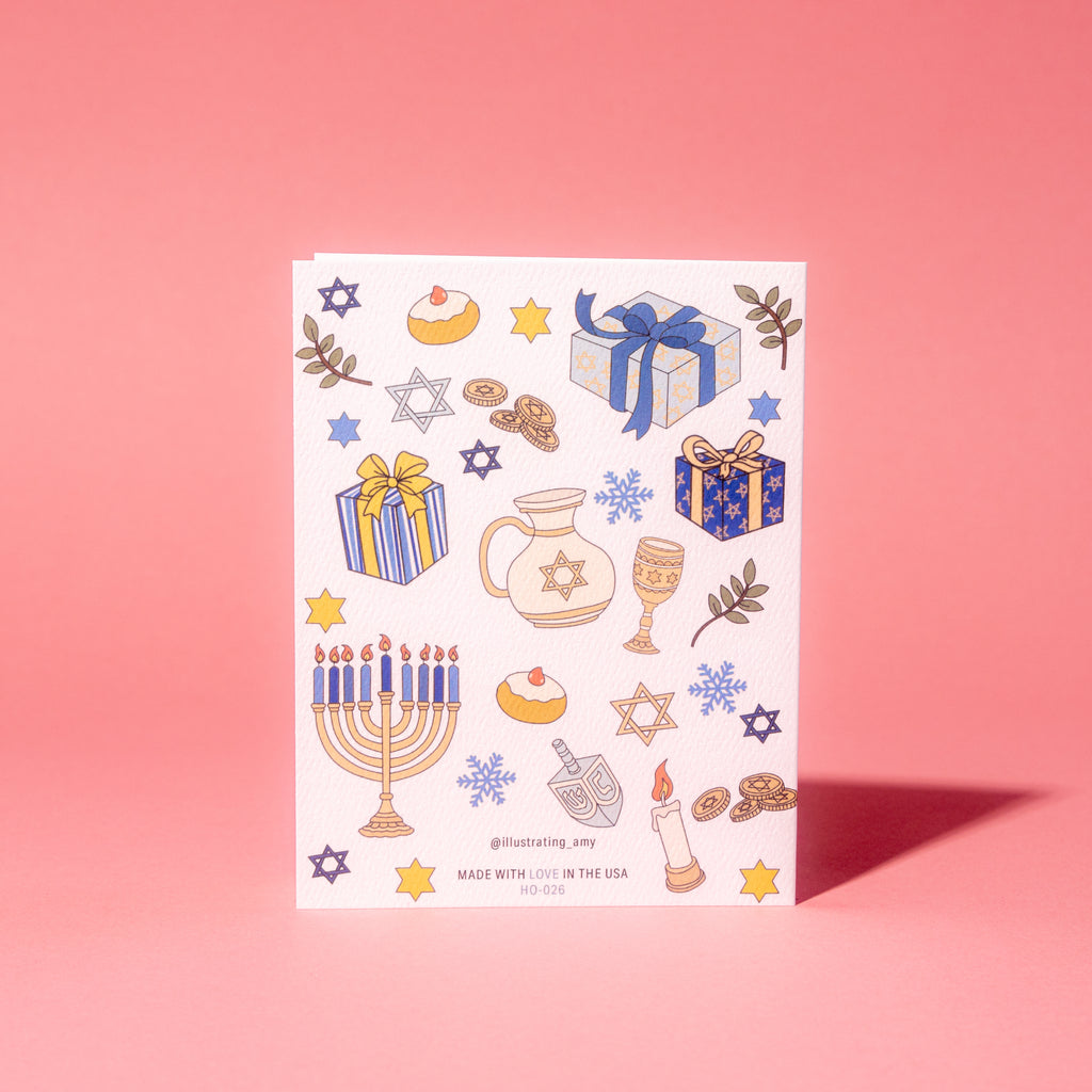 Happy Hanukkah Greeting Card