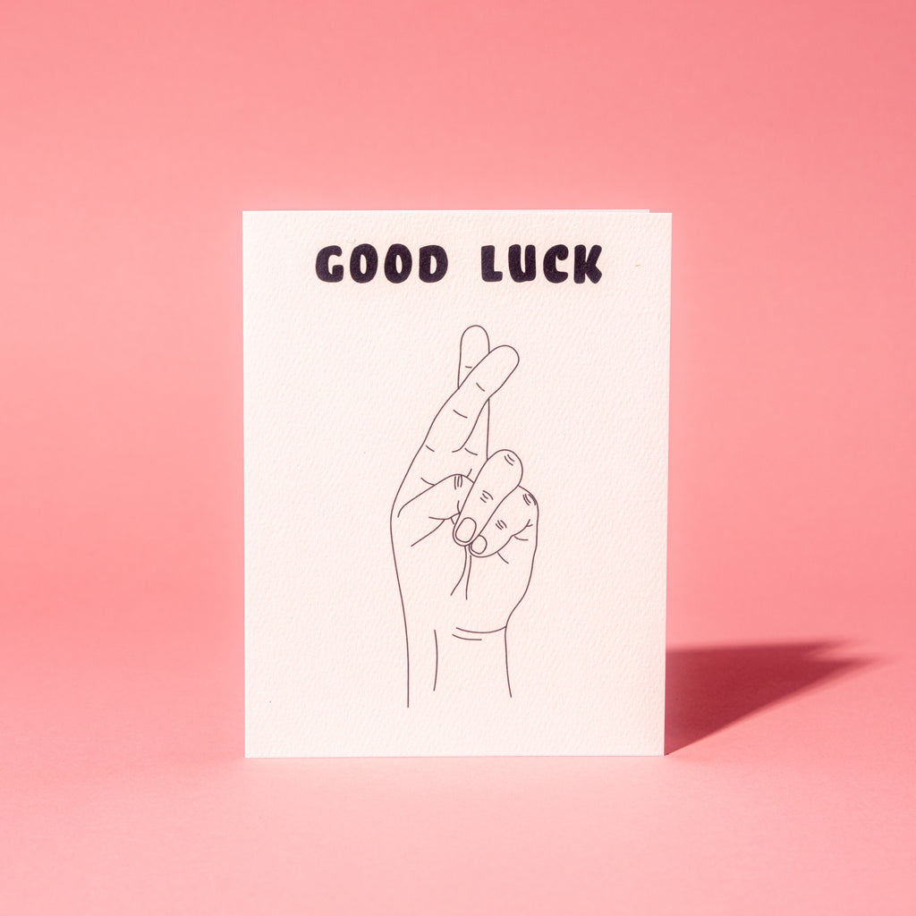 Fingers Crossed Card