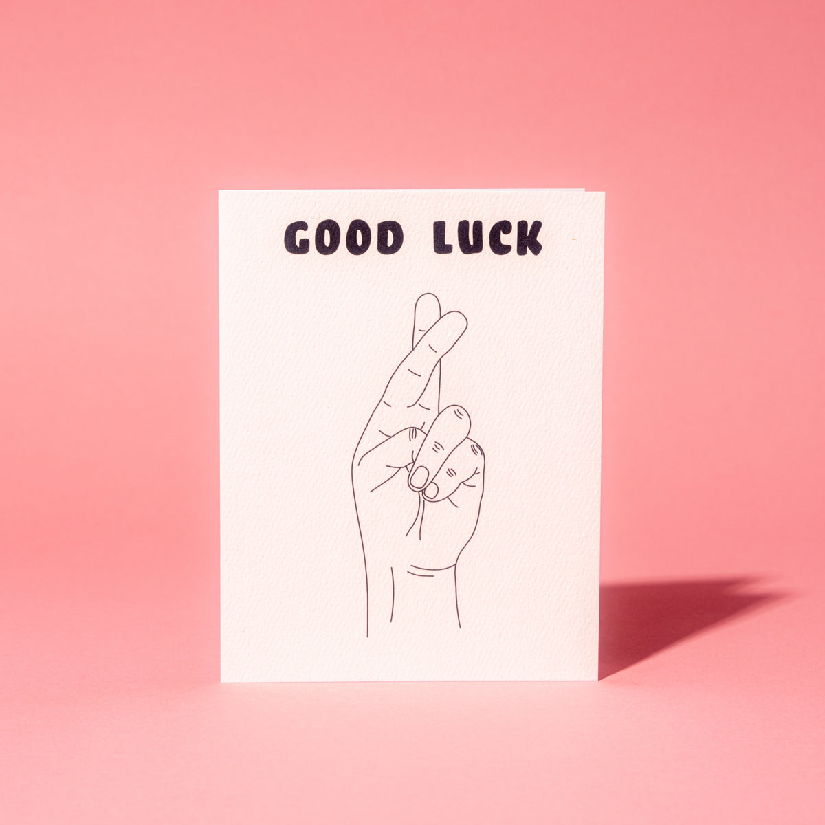 Fingers Crossed Card