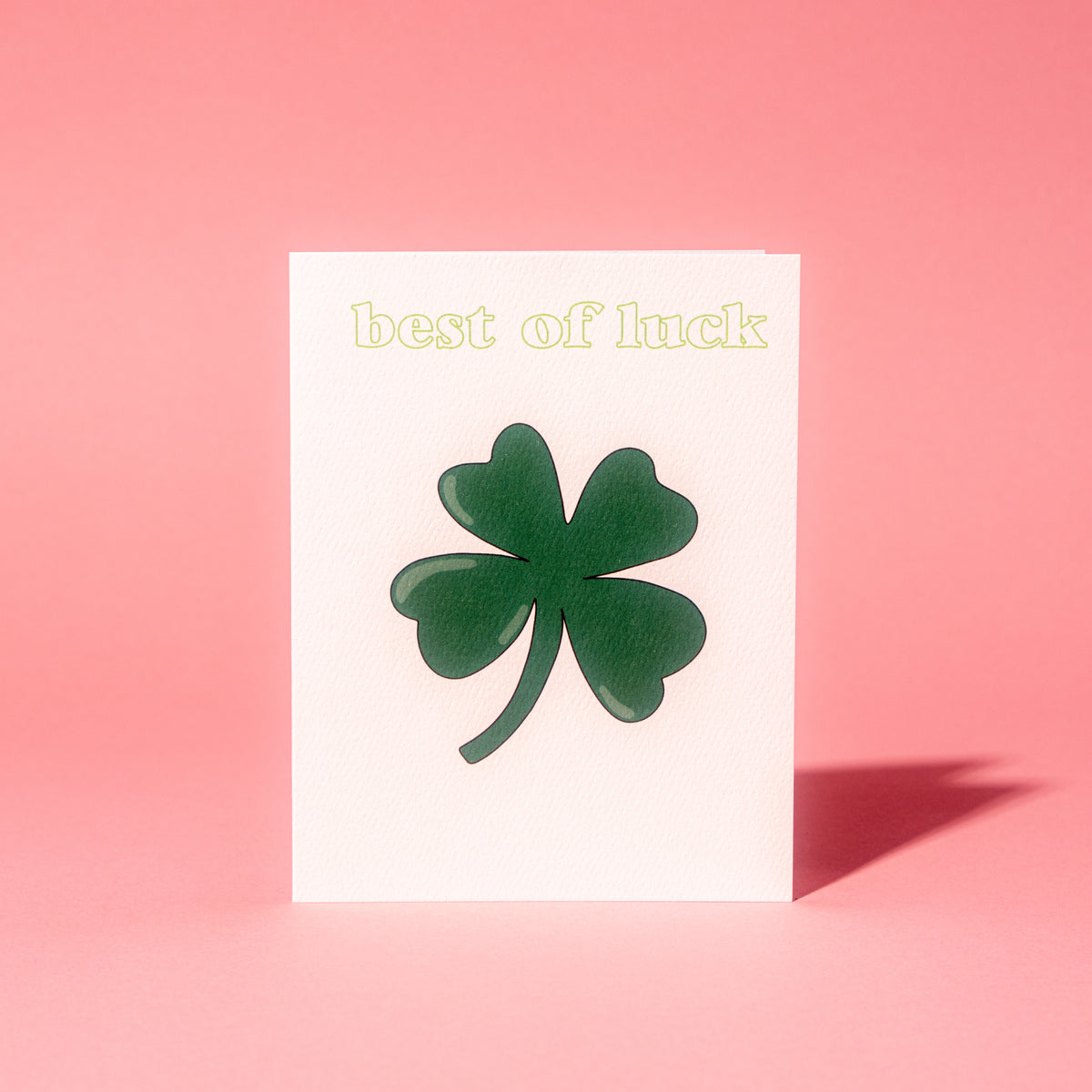 Best Of Luck Card