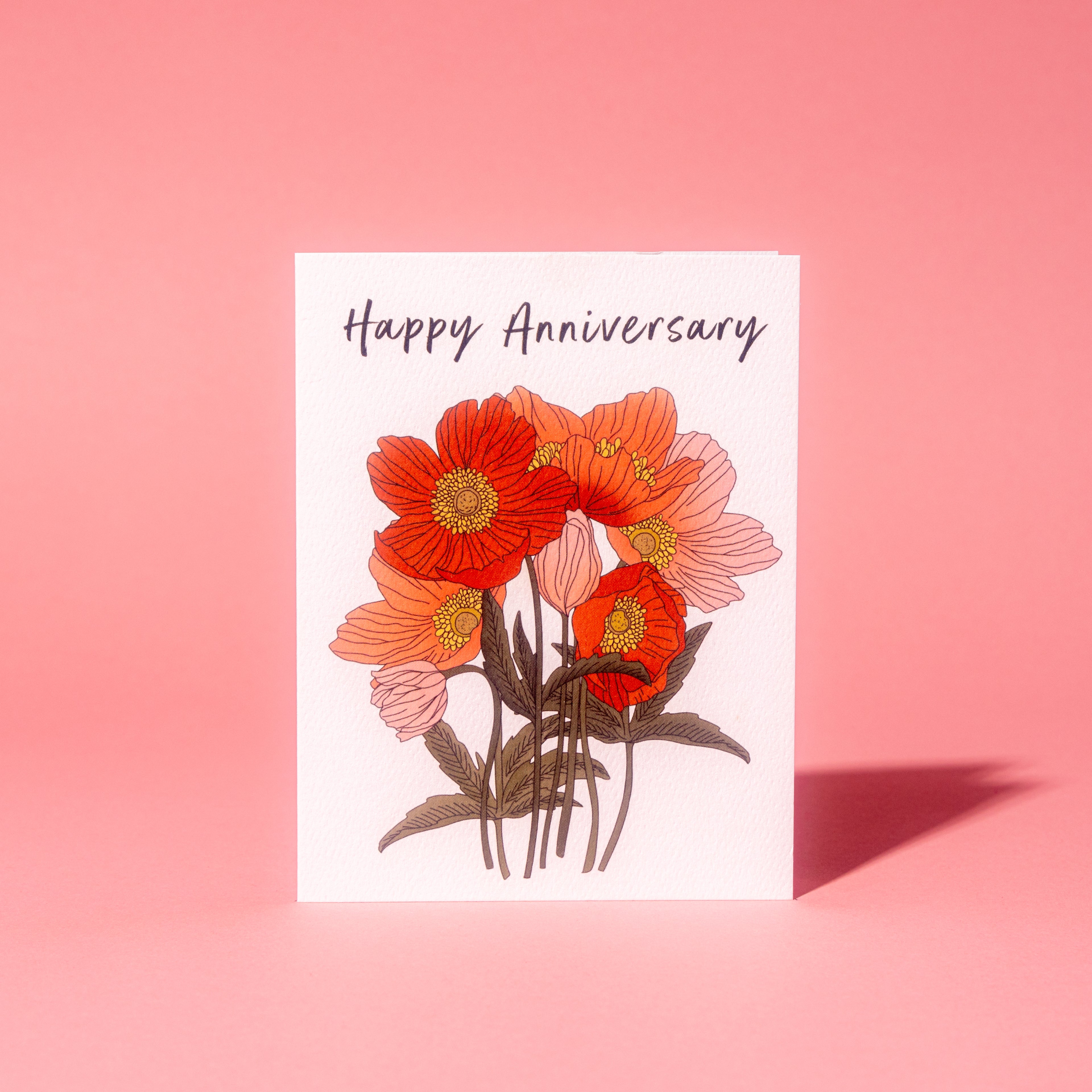 Anniversary Flowers Greeting Cards