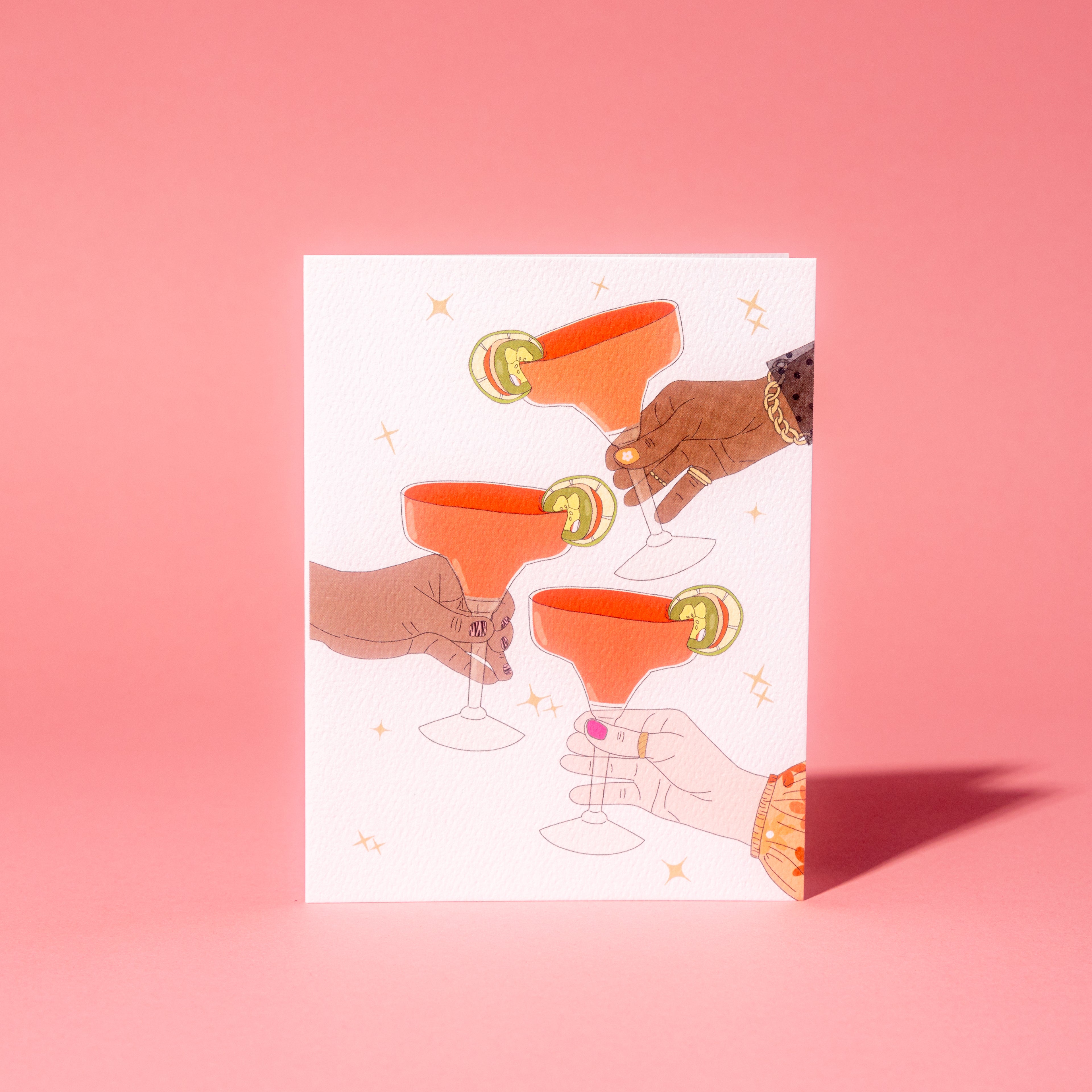 Cheers Cocktails Greeting Card