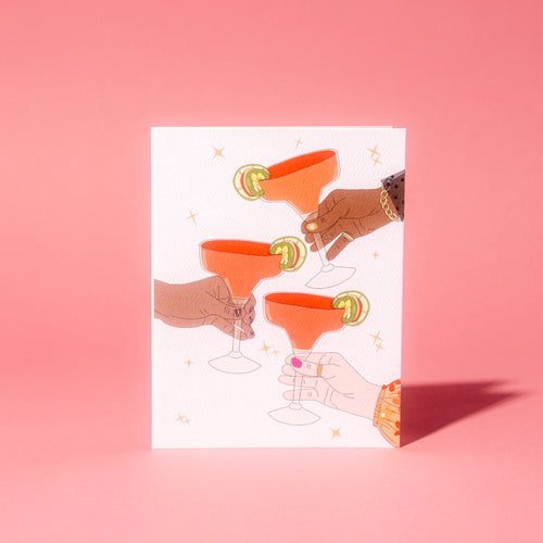 Cheers Cocktails Greeting Card