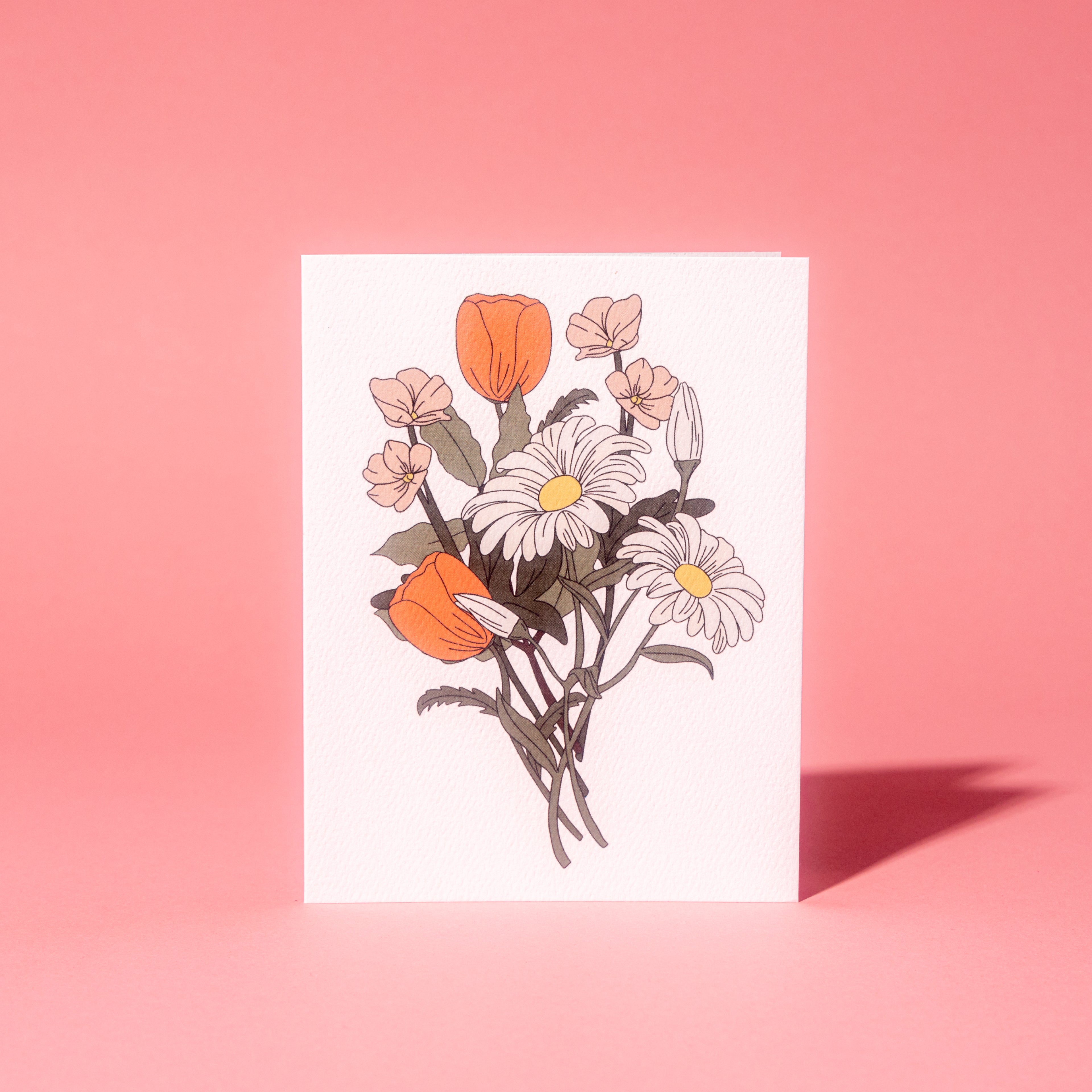 Flower Bouquet Greeting Card
