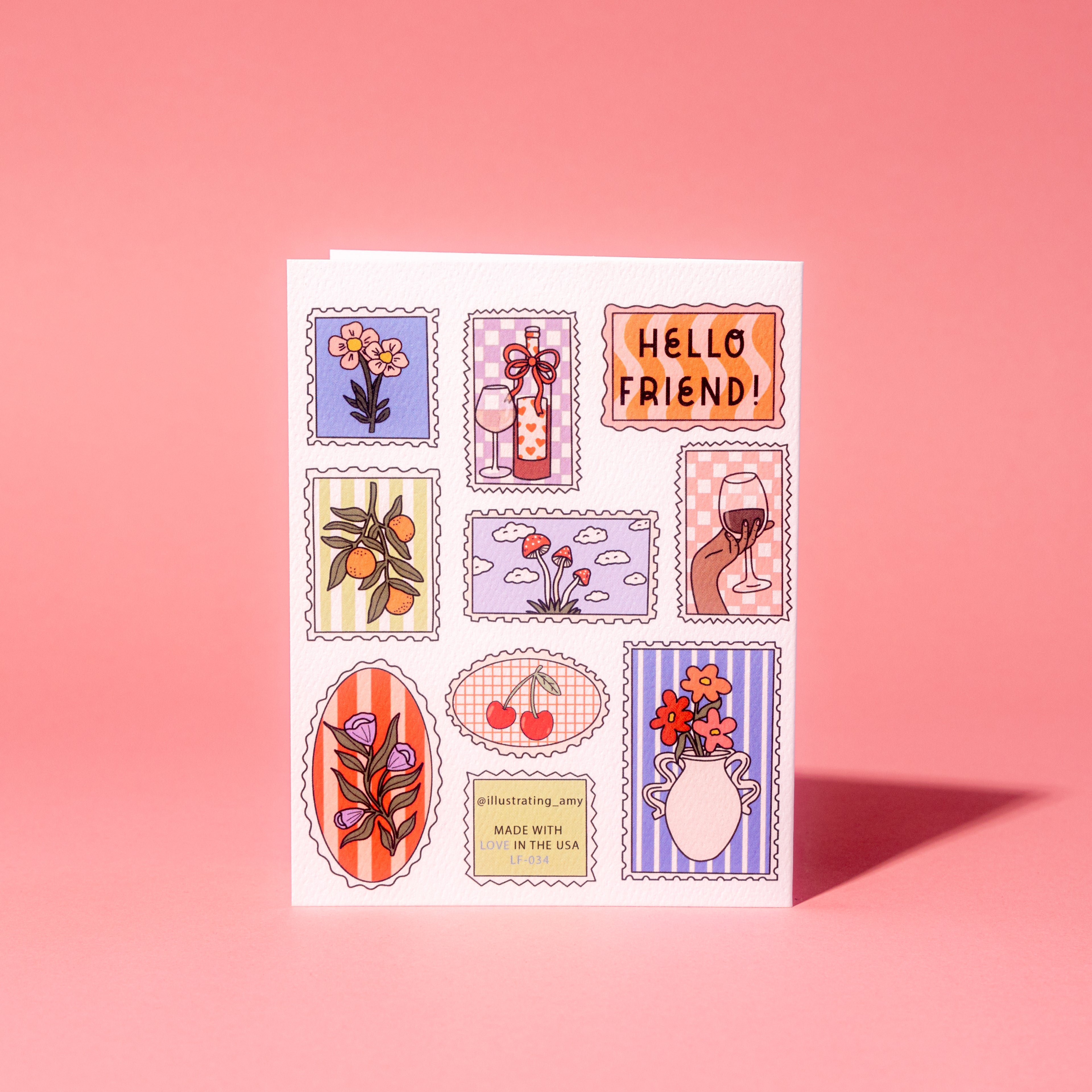 Sending Love Greeting Card