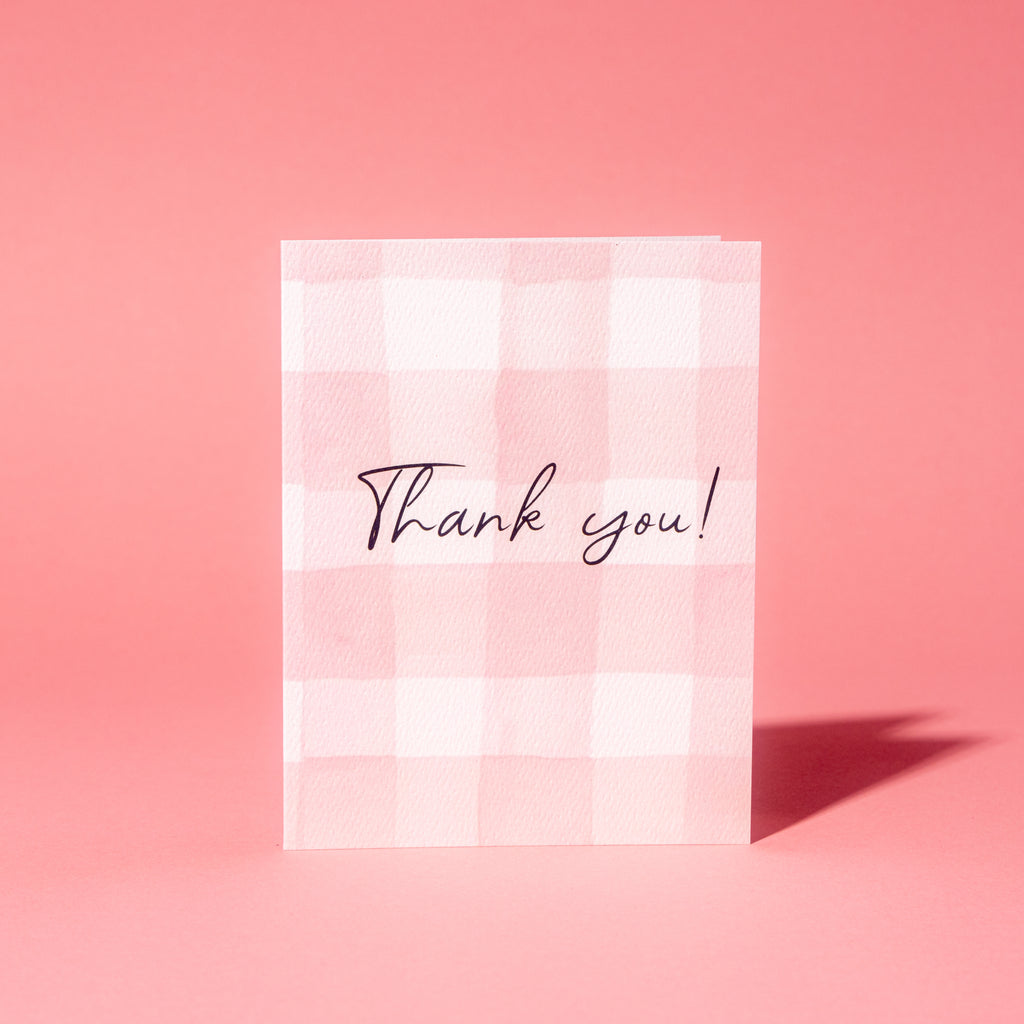 Thank You Gingham