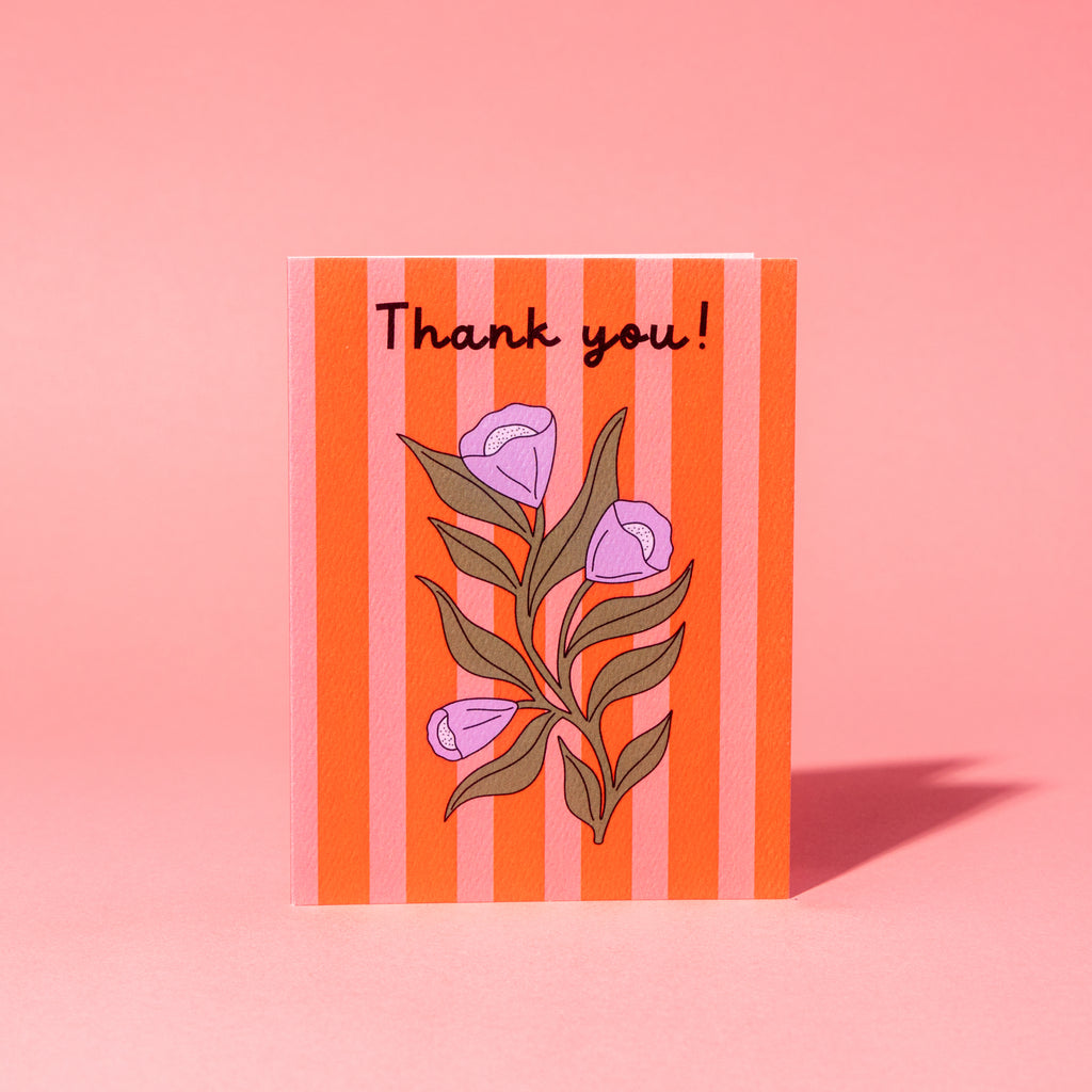 Thank You Bloom Stripe