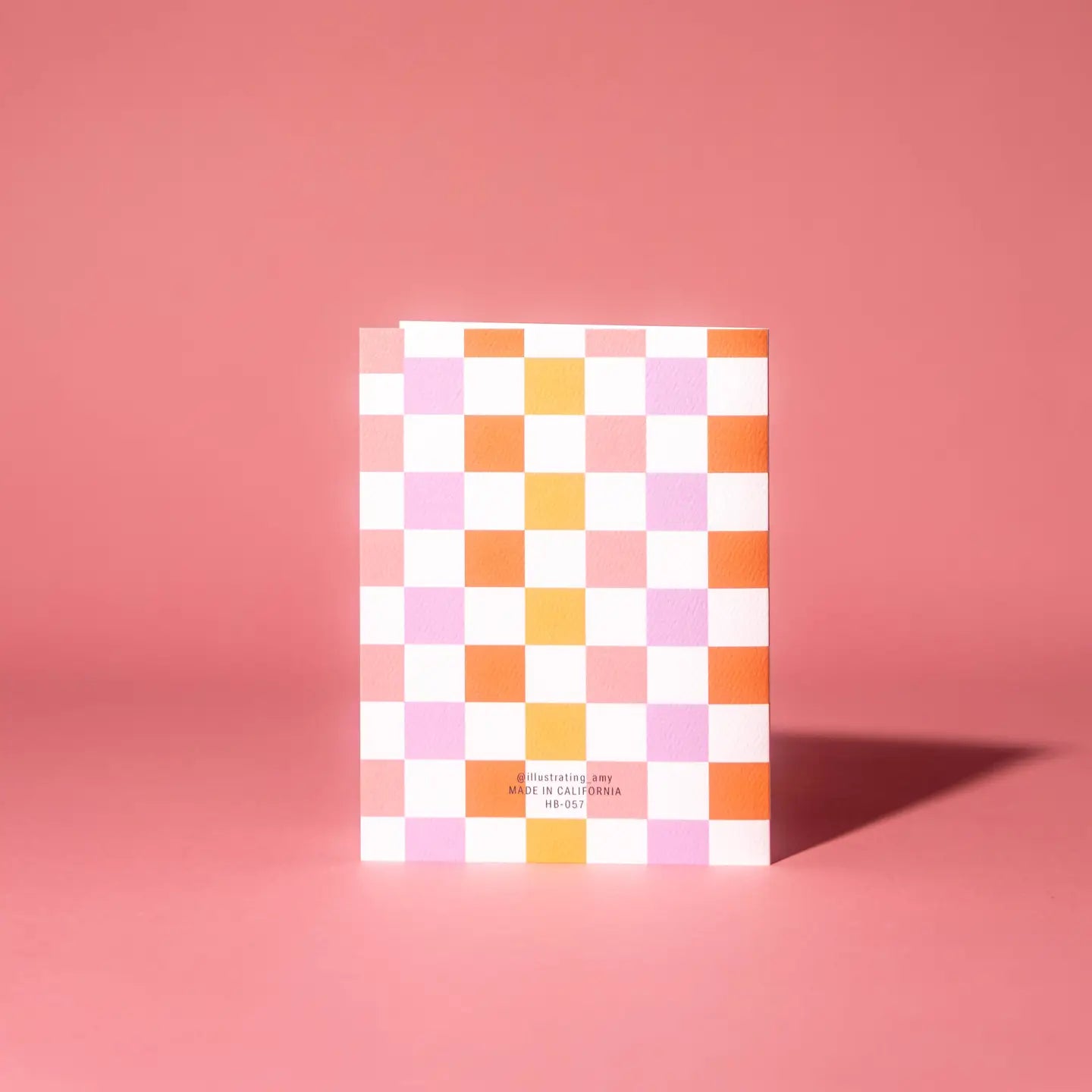 Checkerboard Happy Birthday Card